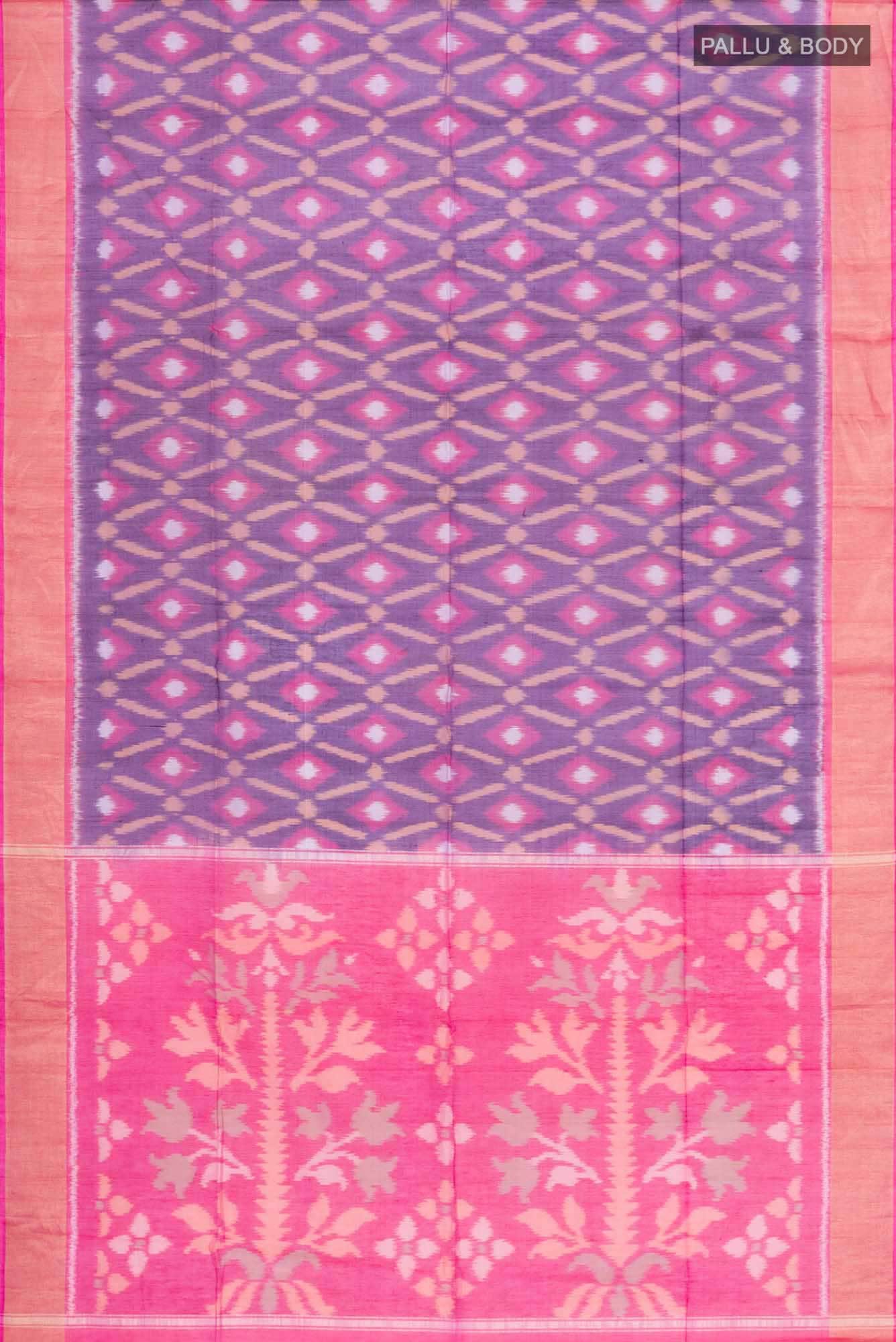 Blue Silk Cotton Saree