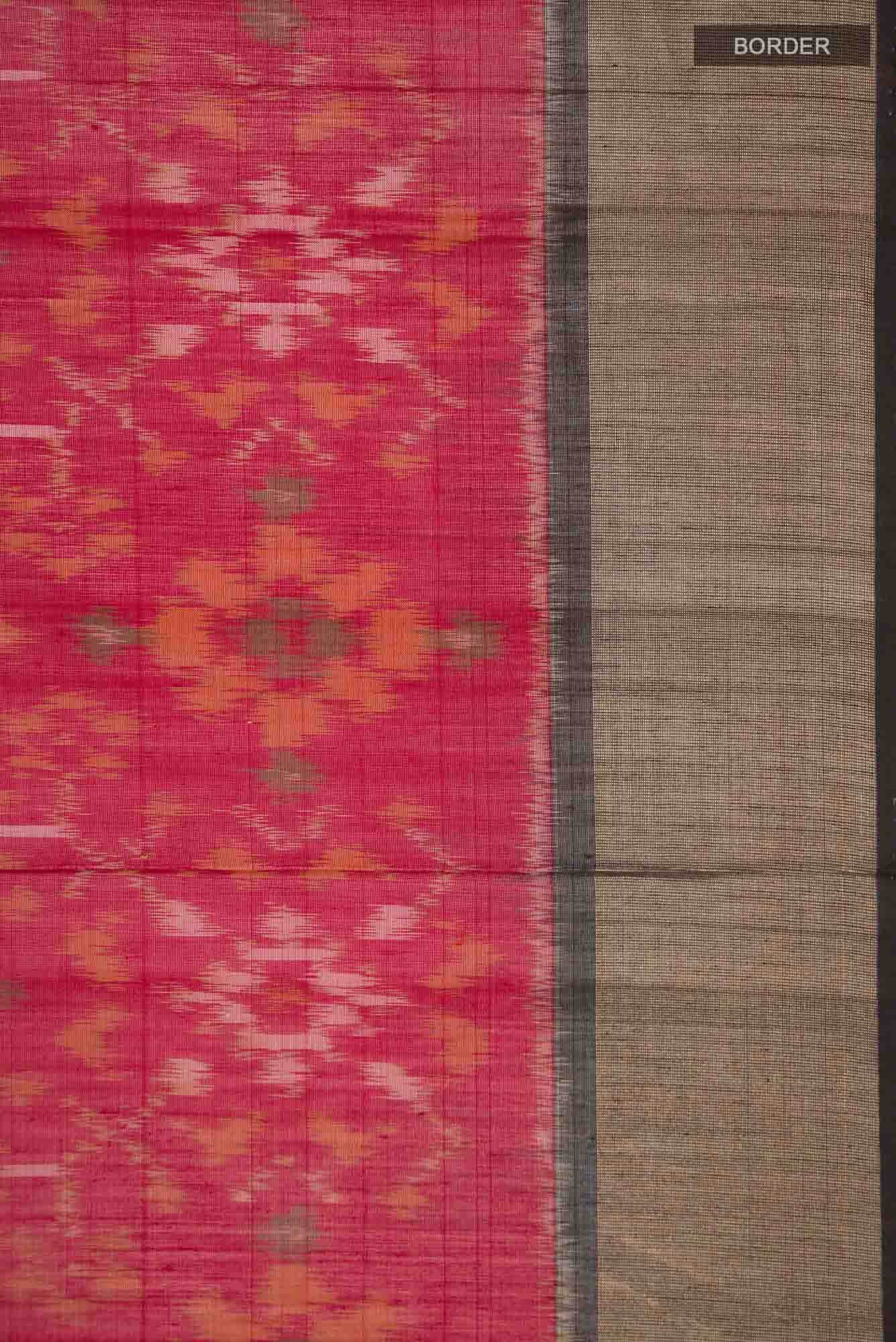 Red Silk Cotton Saree