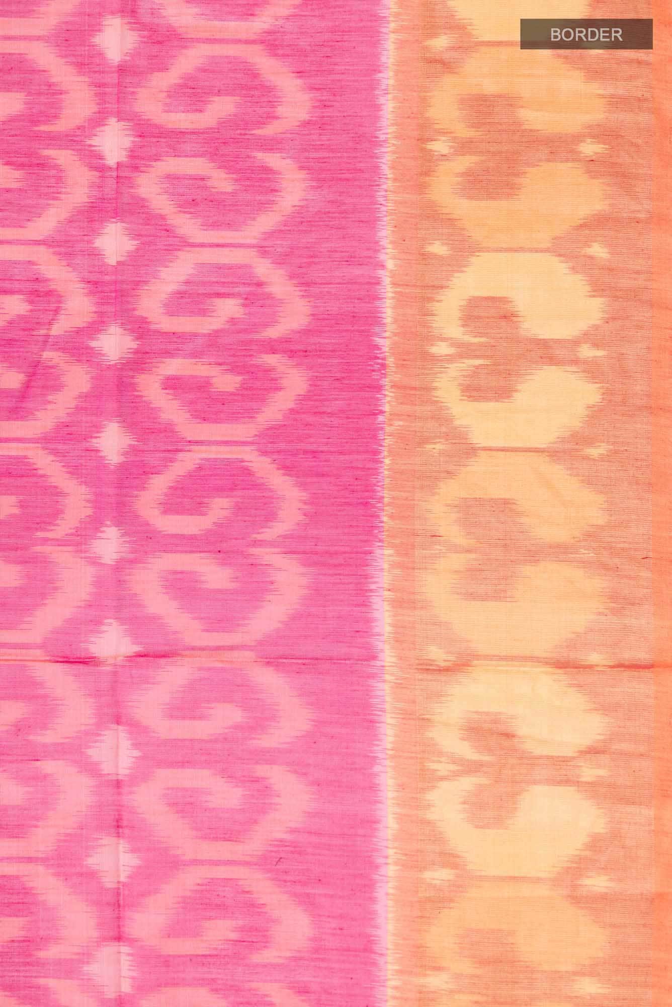 Pink Silk Cotton Saree