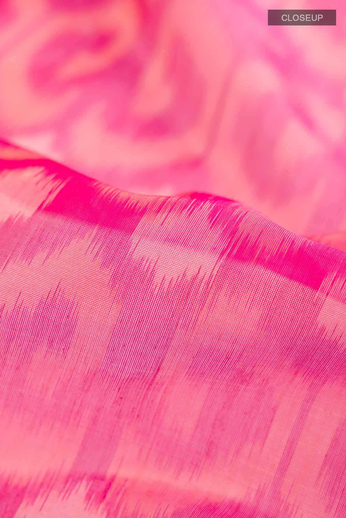 Pink Silk Cotton Saree