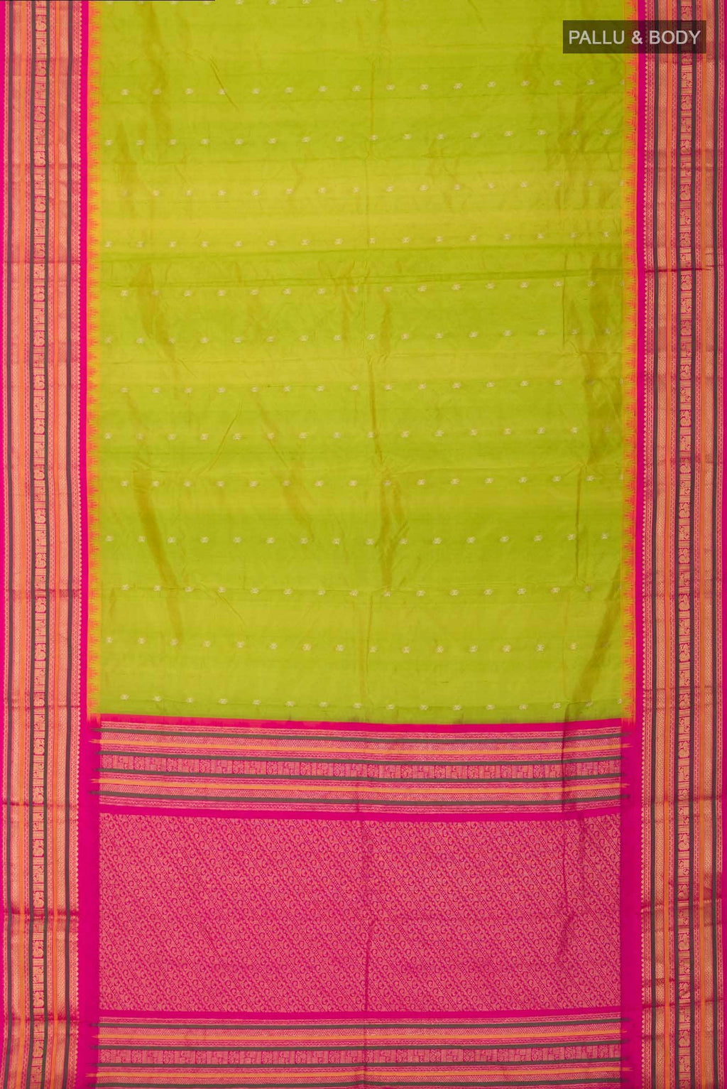 Green Blended Bangalore Silk Saree