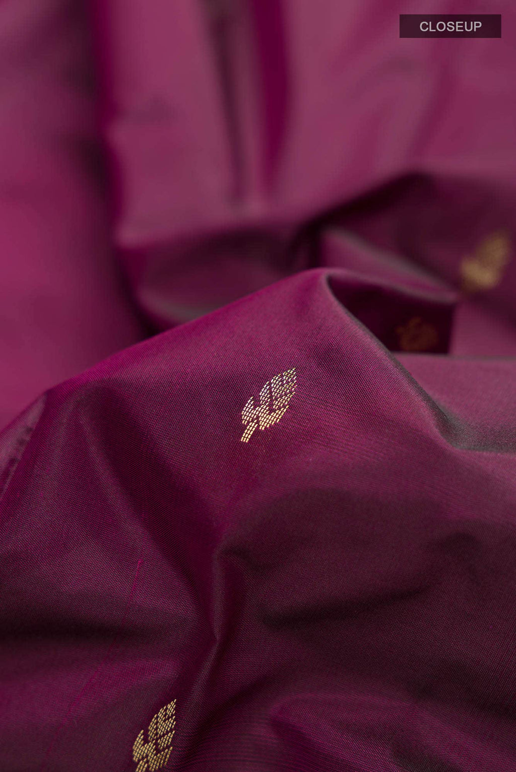 Purple Blended Bangalore Silk Saree