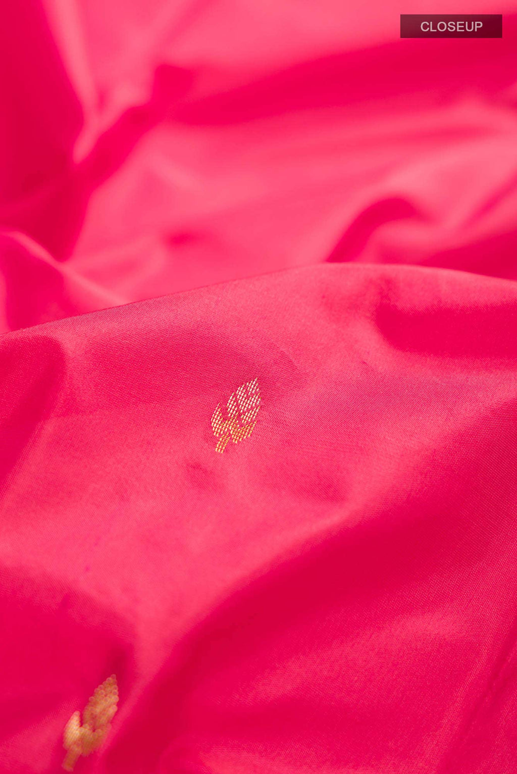 Pink with Red Dual Tone Blended Bangalore Silk Saree