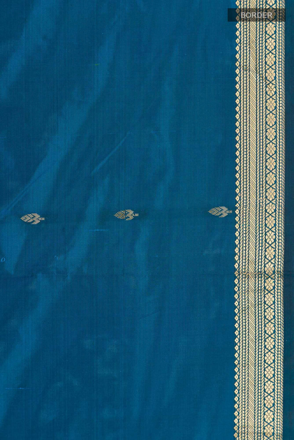 Blue Blended Bangalore Silk Saree