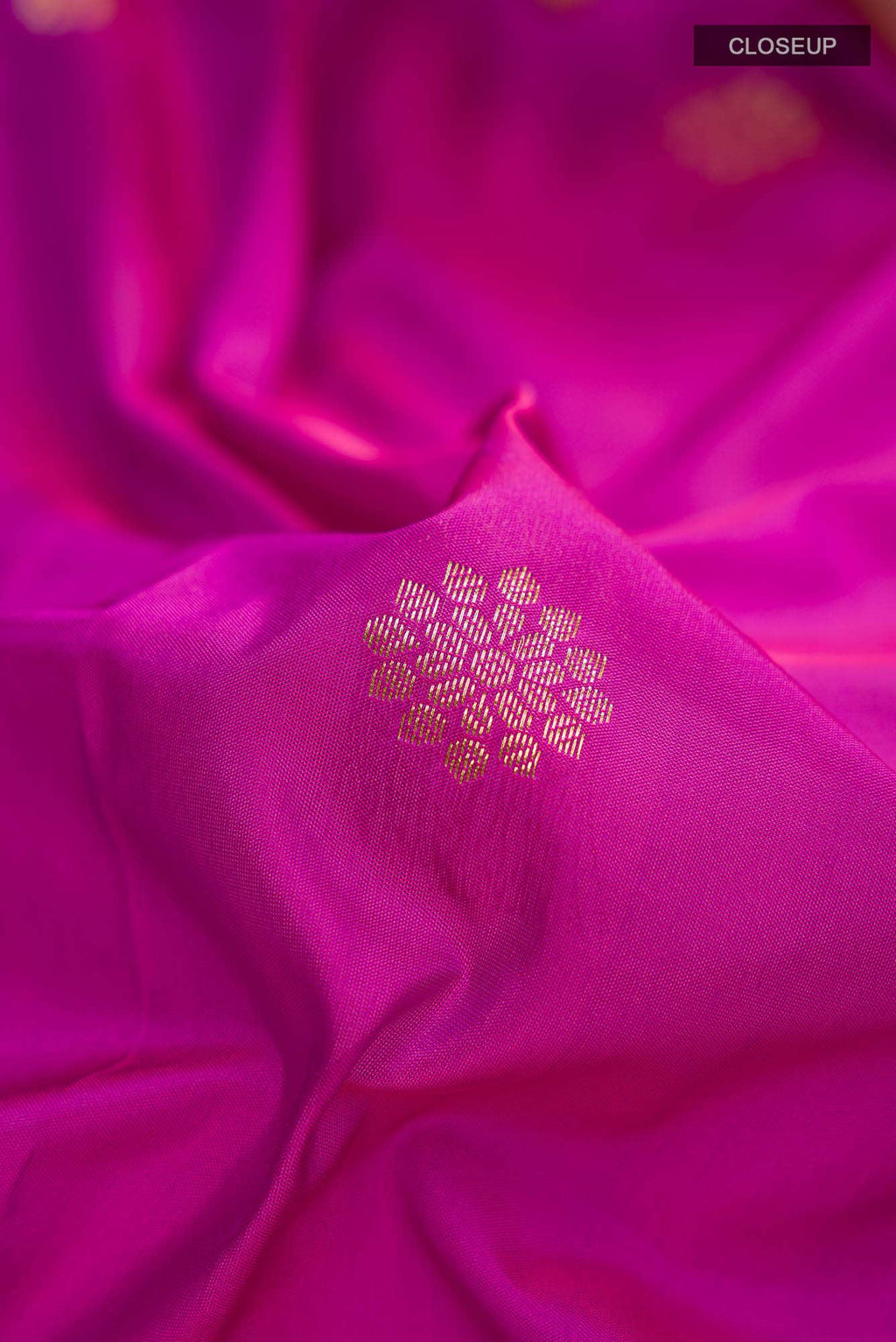 Magenta Blended Bangalore Silk Saree