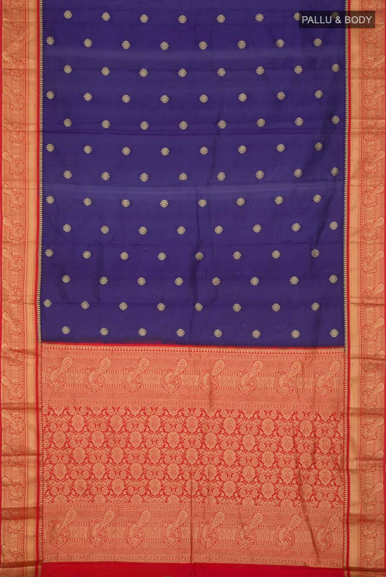 Blue Bangalore Silk Saree