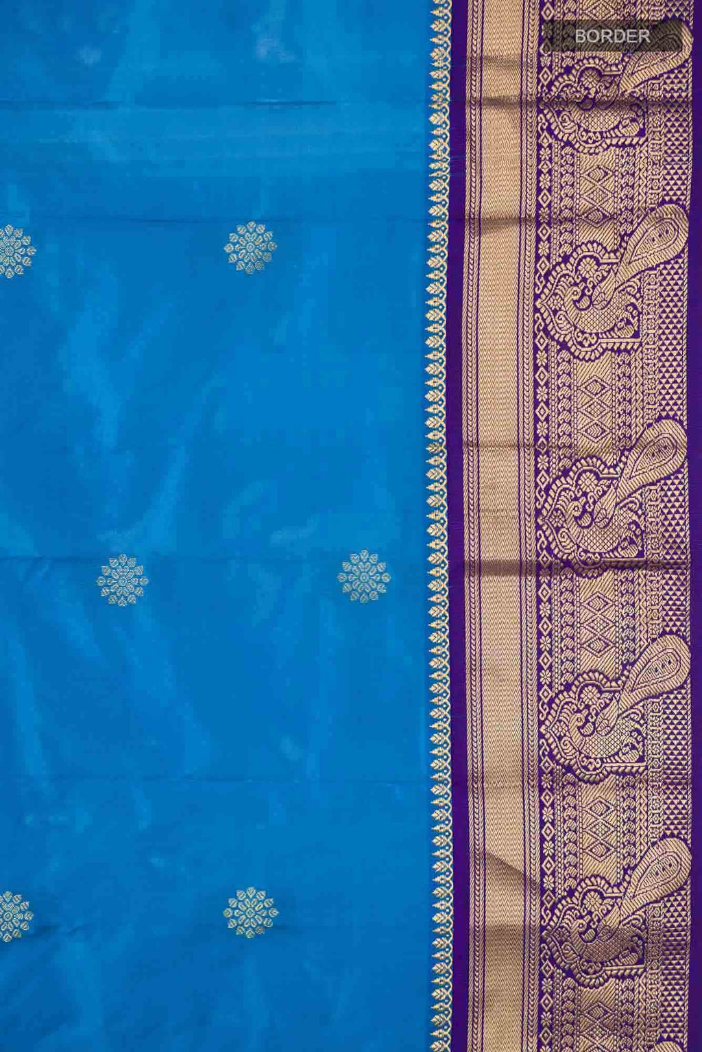 Blue Bangalore Silk Saree