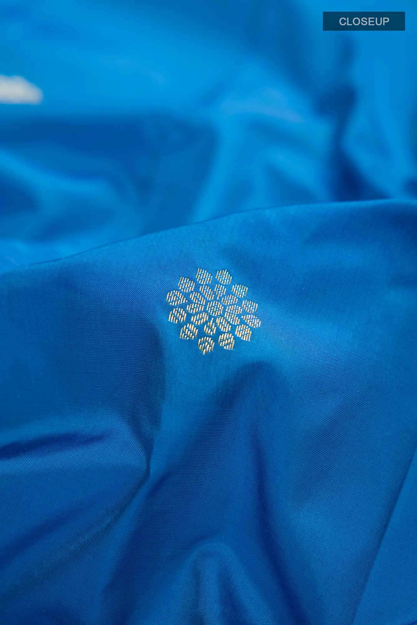 Blue Bangalore Silk Saree
