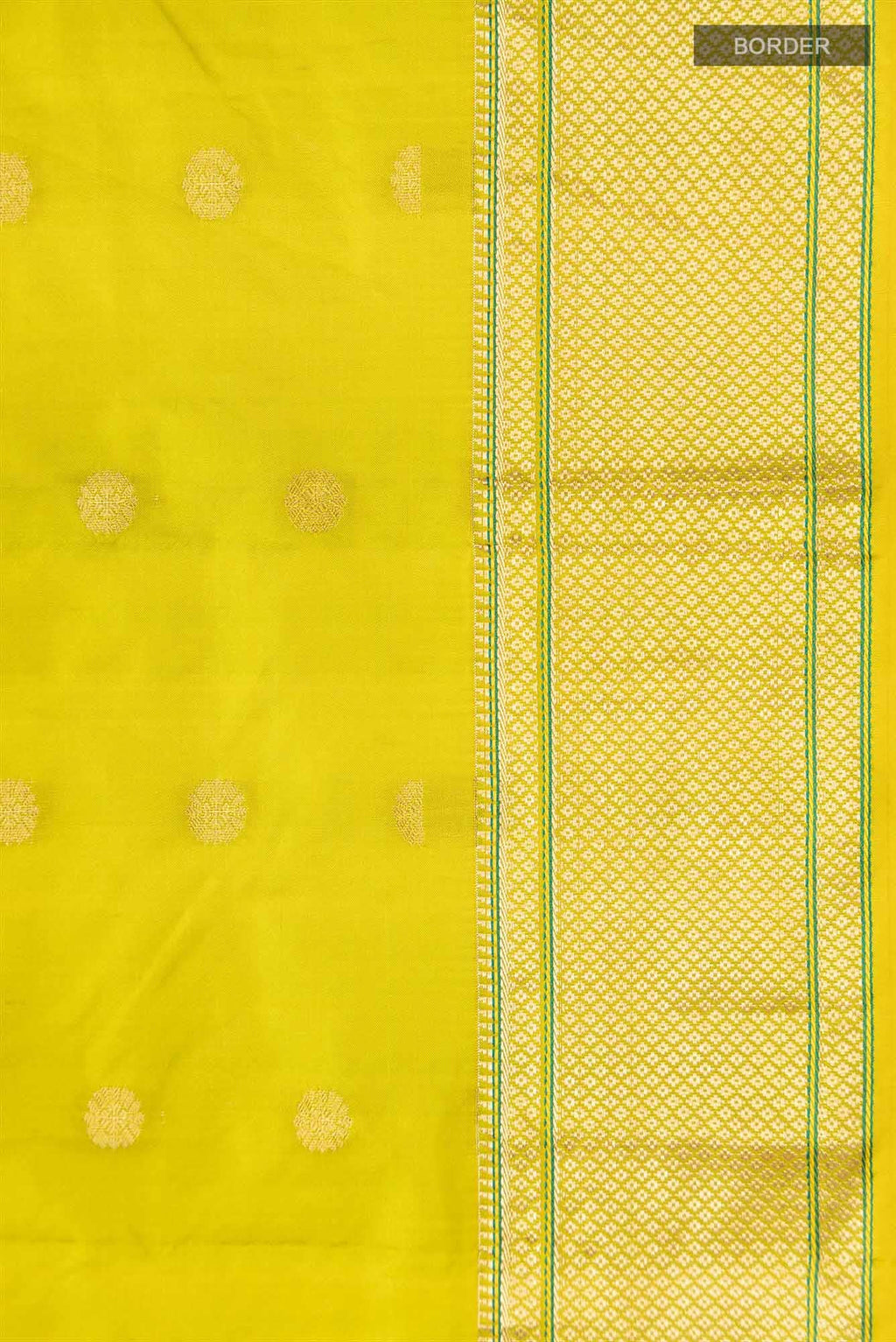 Green Blended Bangalore Silk Saree