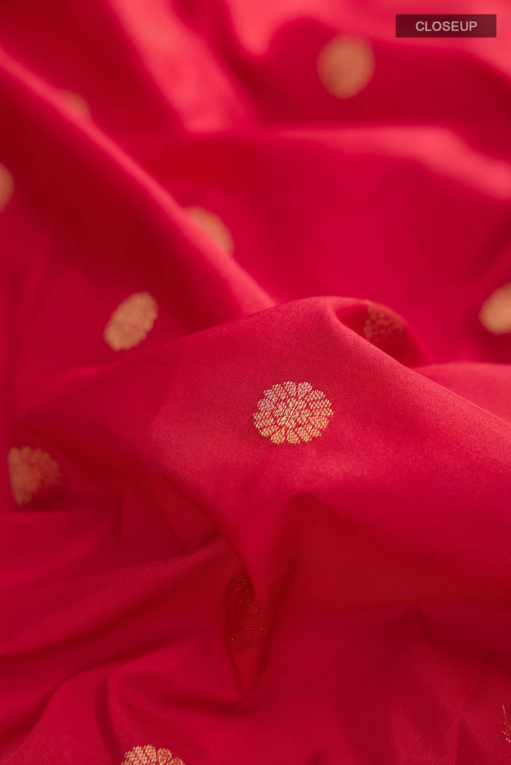 Red Blended Bangalore Silk Saree