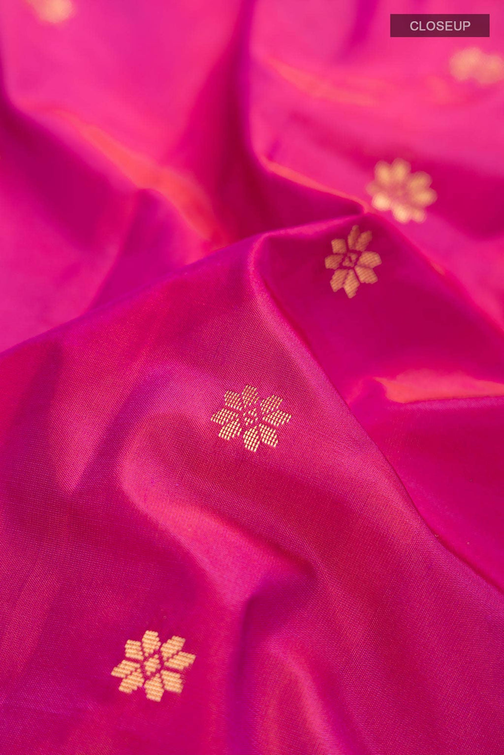 Magenta Blended Bangalore Silk Saree