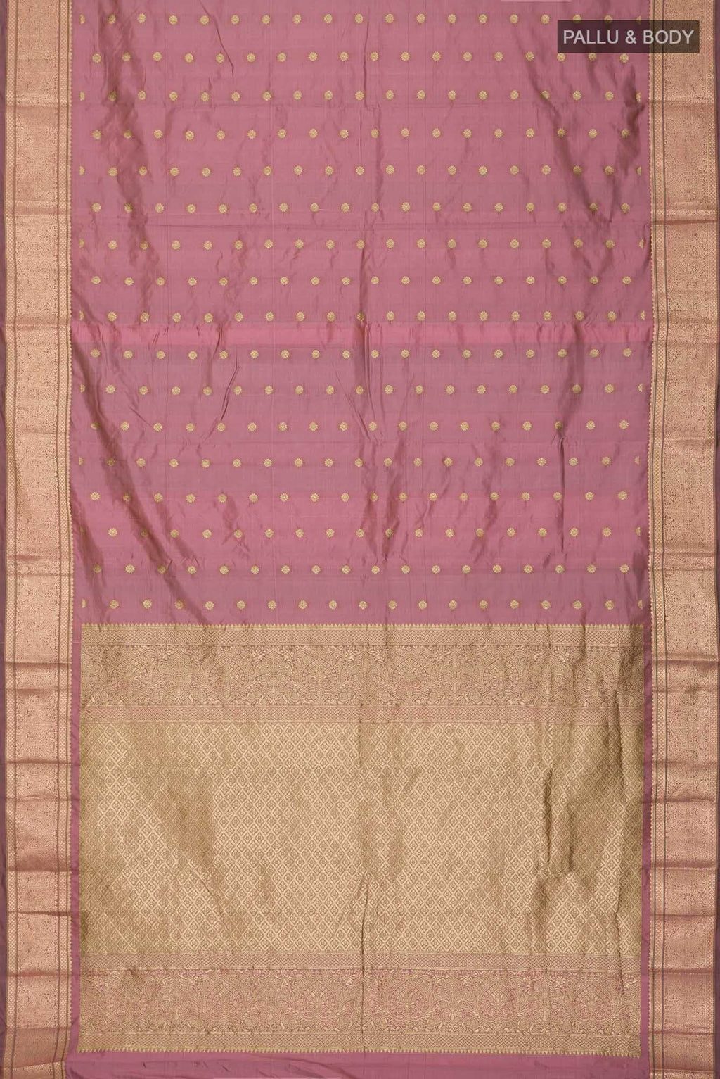 Mauve Blended Bangalore Silk Saree