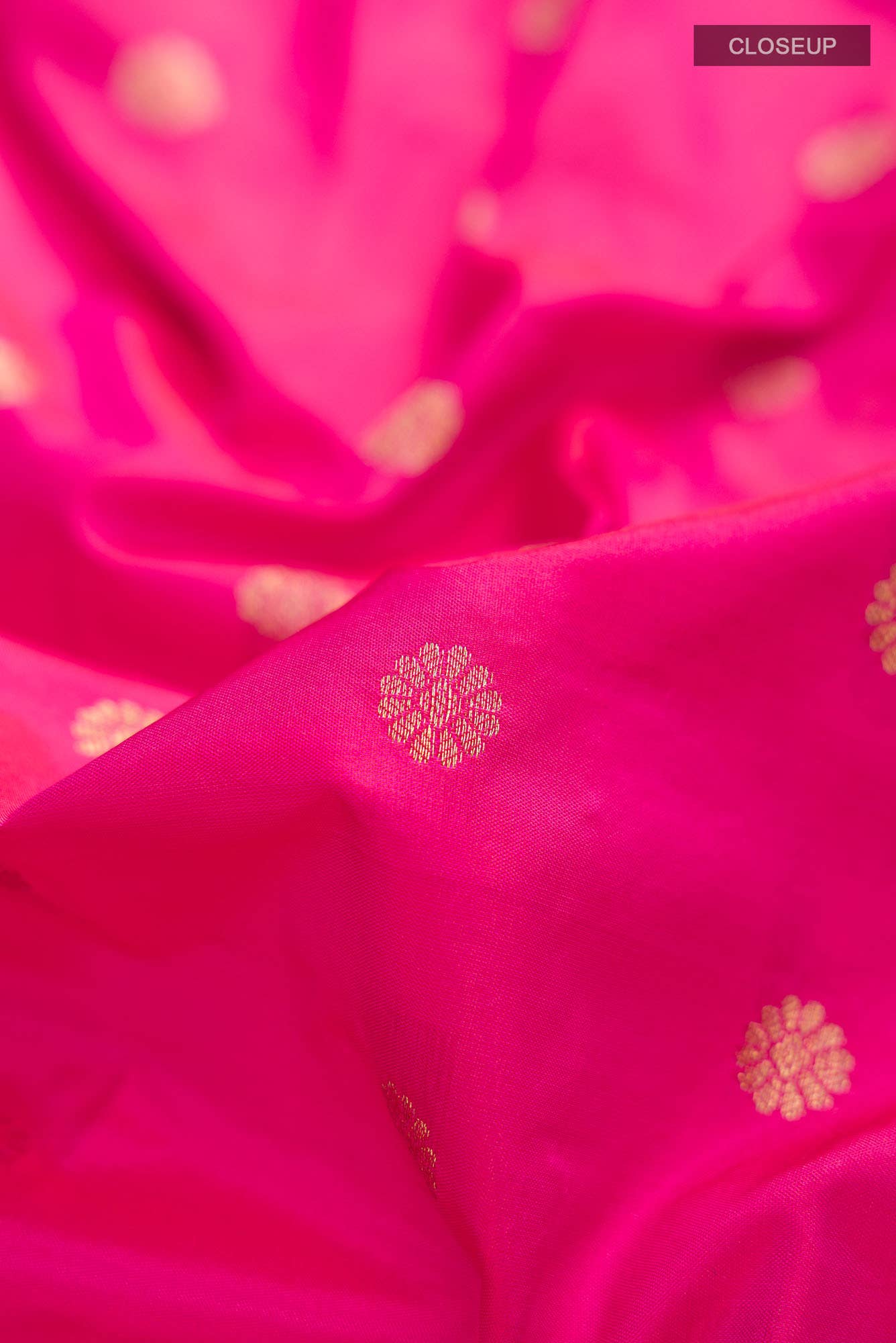 Pink Blended Bangalore Silk Saree