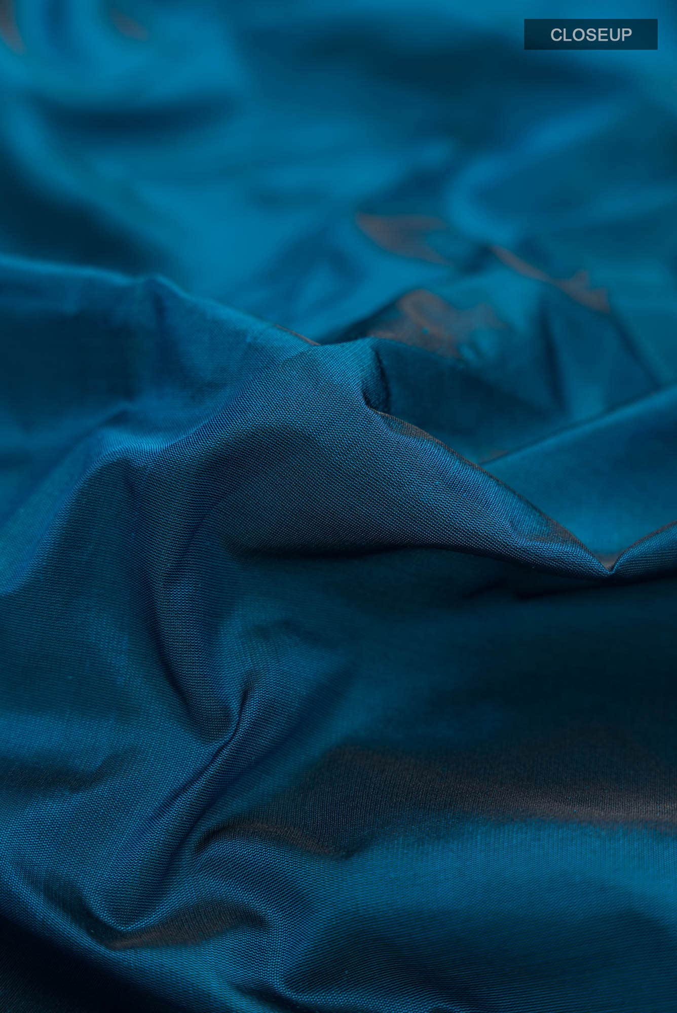 Blue Blended Bangalore Silk Saree