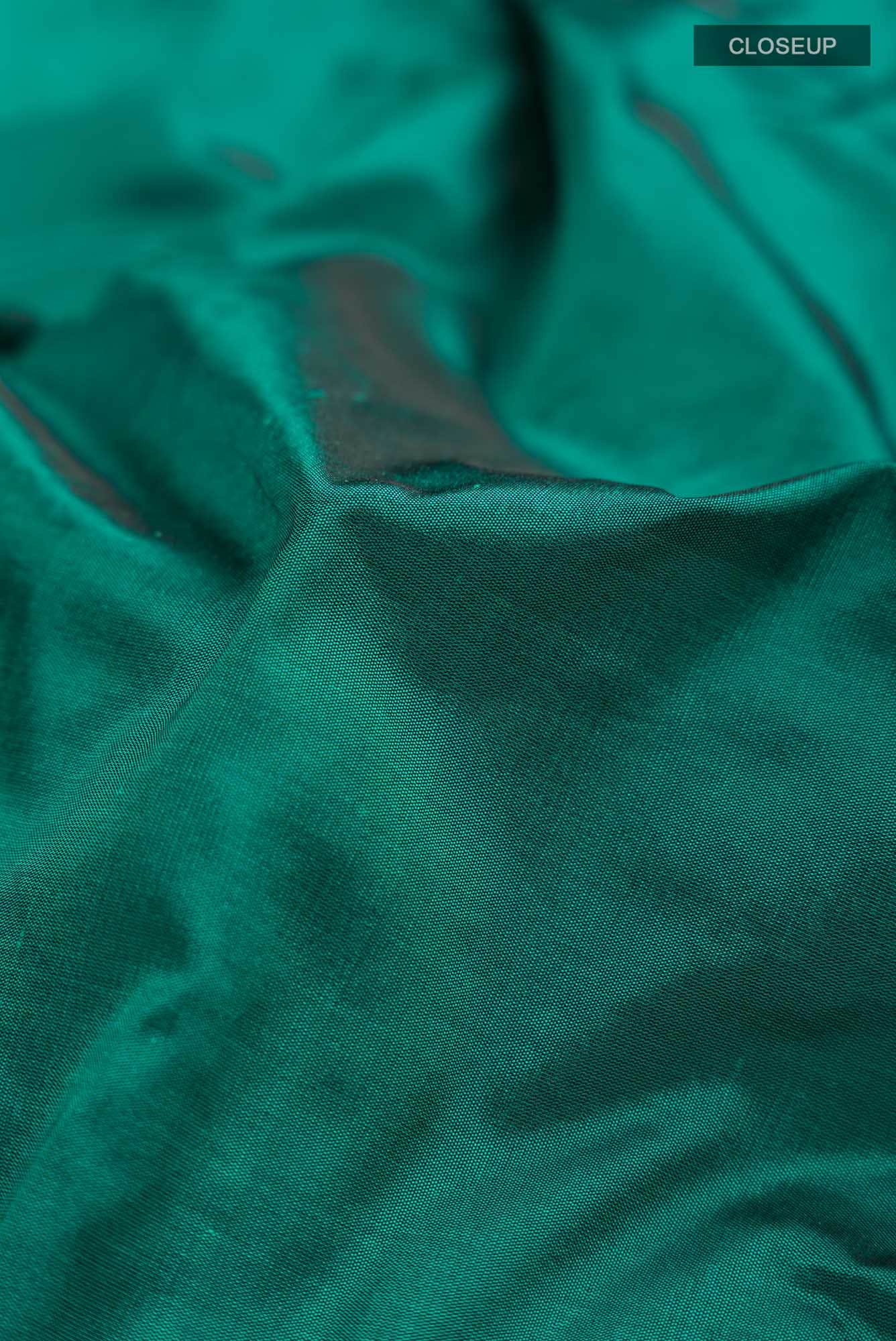 Green Blended Bangalore Silk Saree