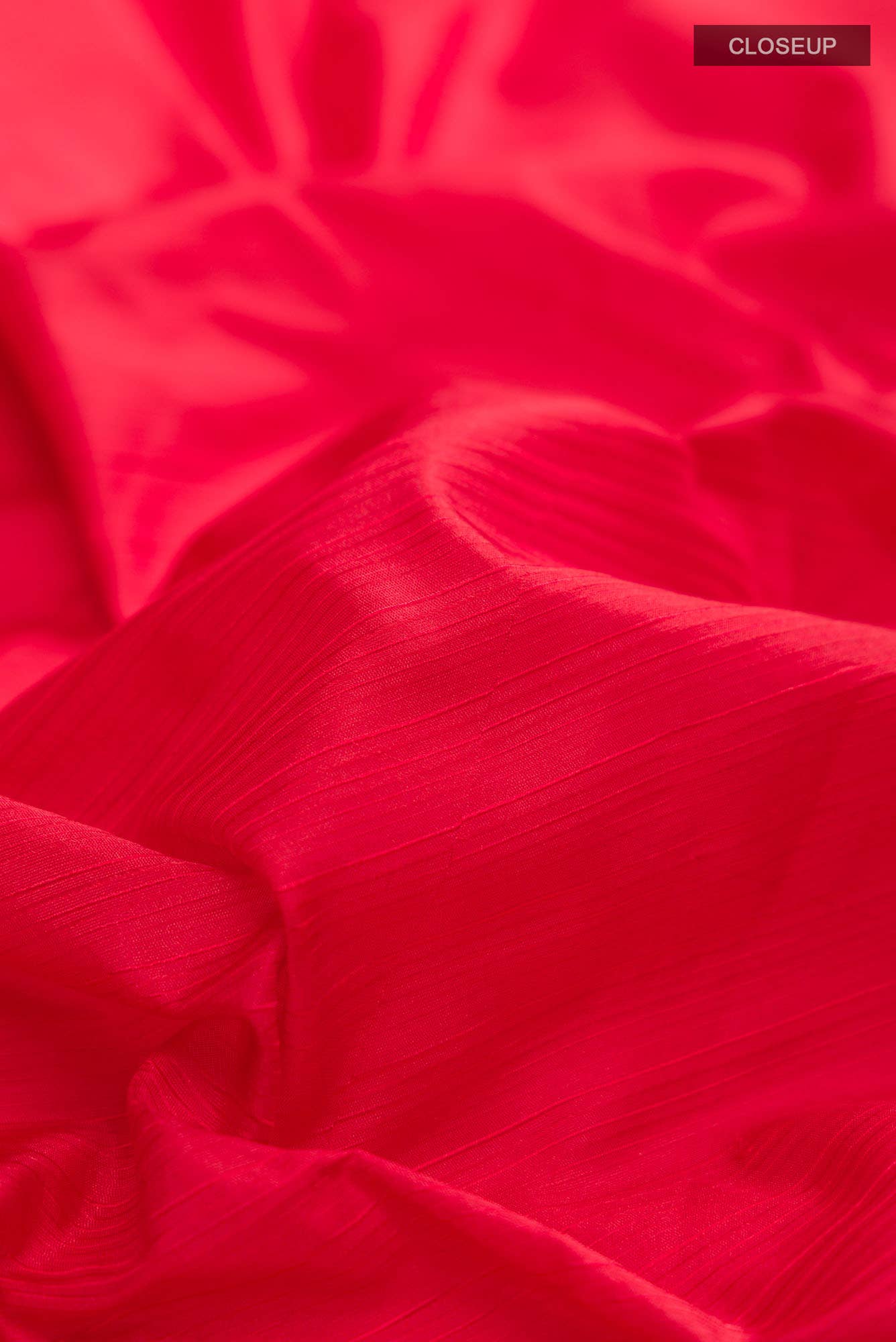 Red Blended Bangalore Silk Saree