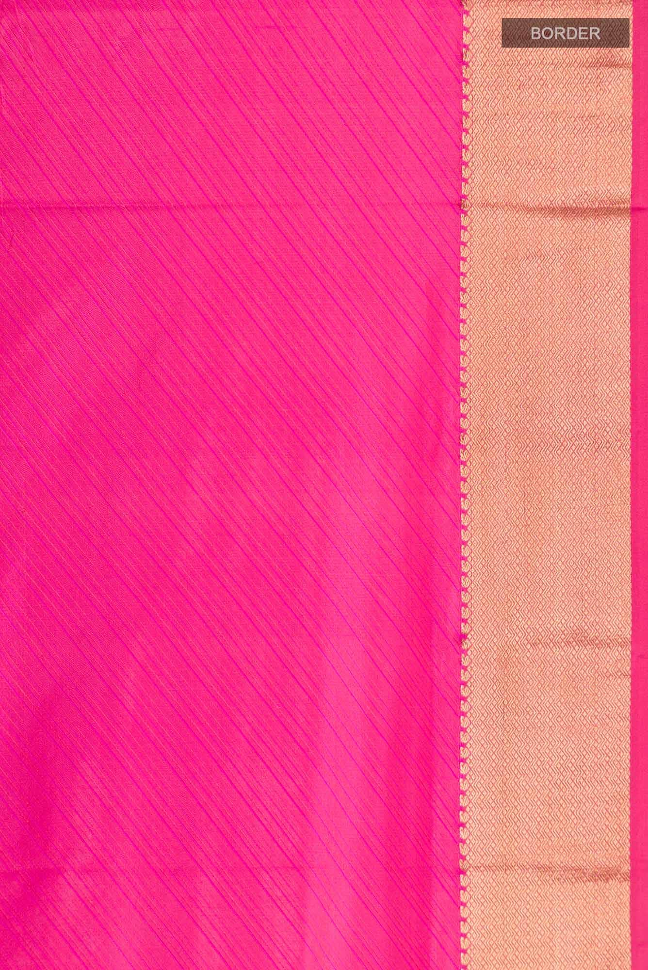 Pink Blended Bangalore Silk Saree