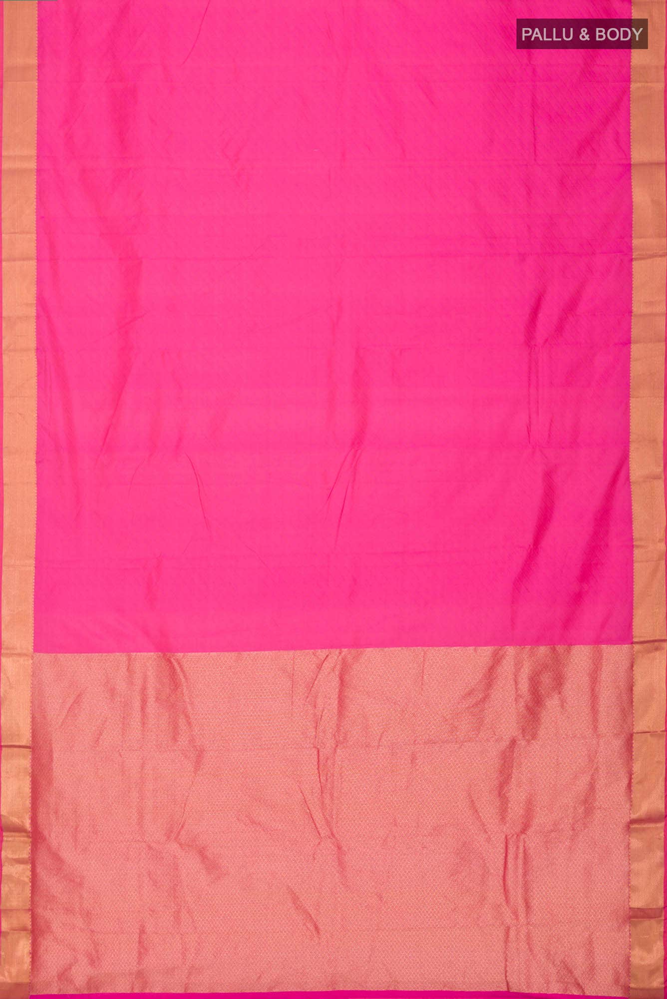 Pink Blended Bangalore Silk Saree