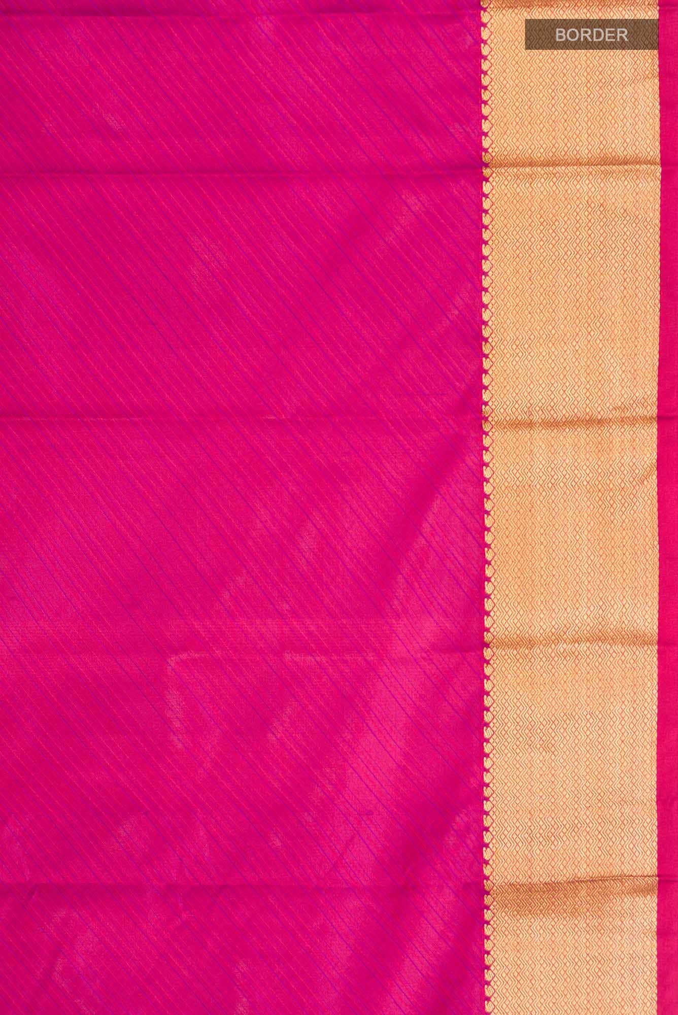 Magenta Blended Bangalore Silk Saree