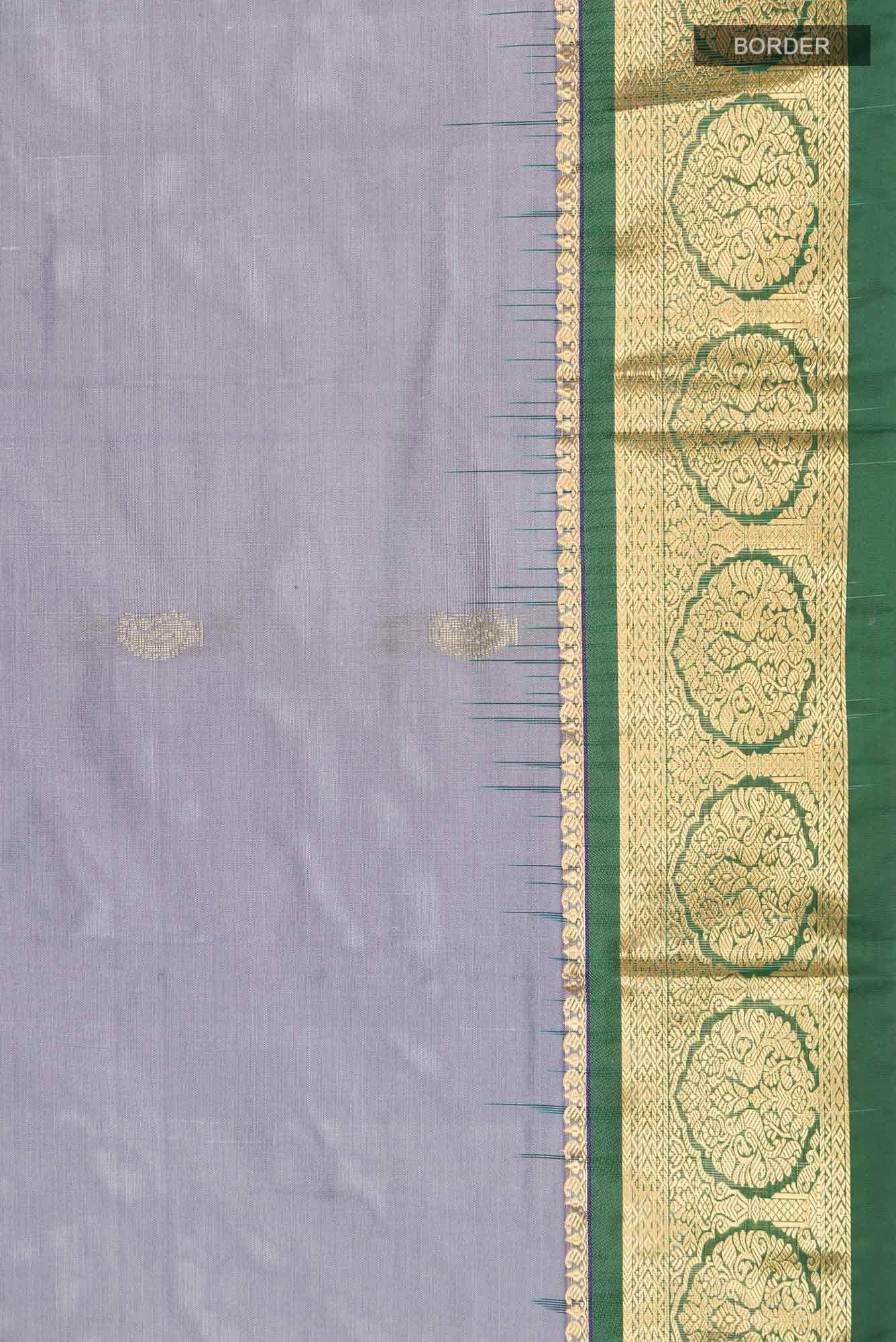 Blue Blended Bangalore Silk Saree