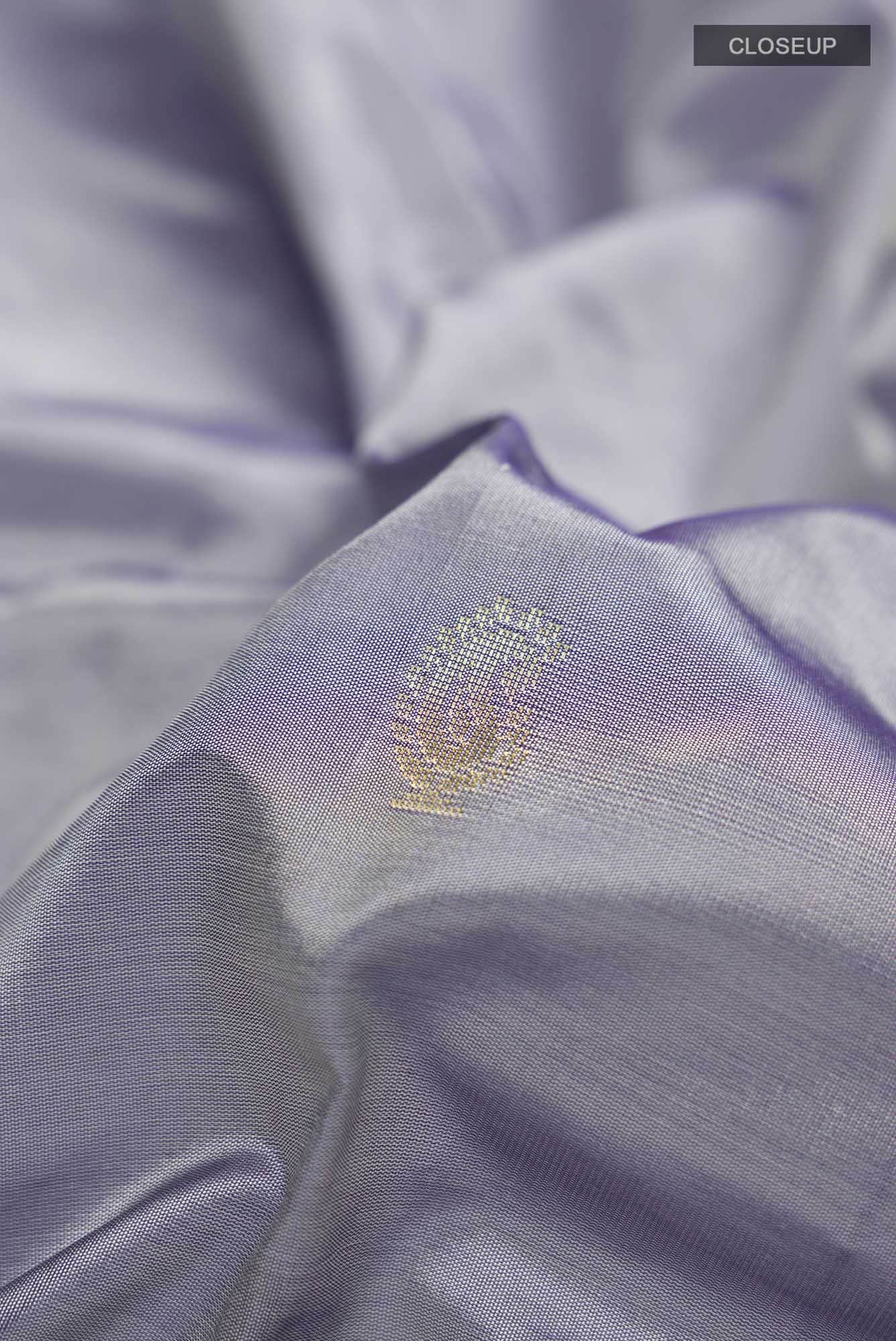 Blue Blended Bangalore Silk Saree