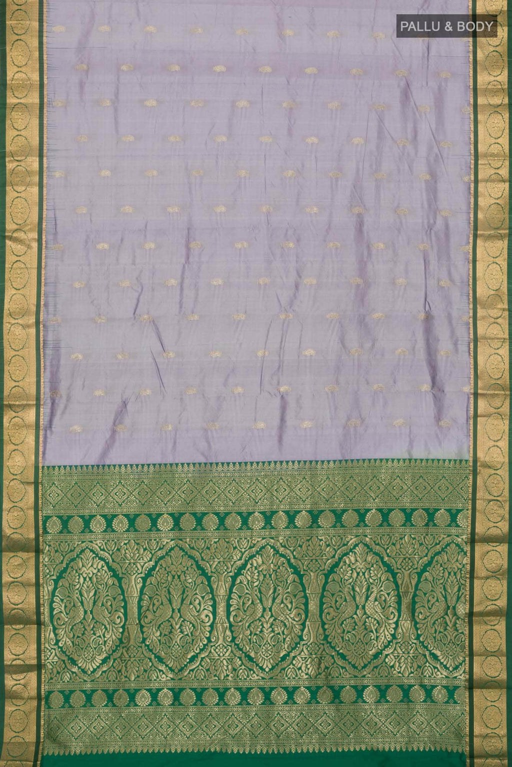 Blue Blended Bangalore Silk Saree