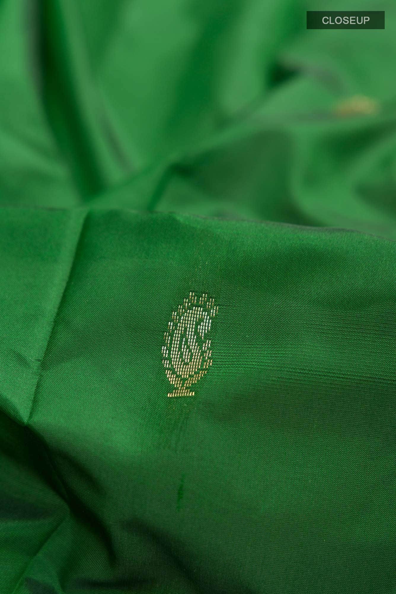 Green Blended Bangalore Silk Saree