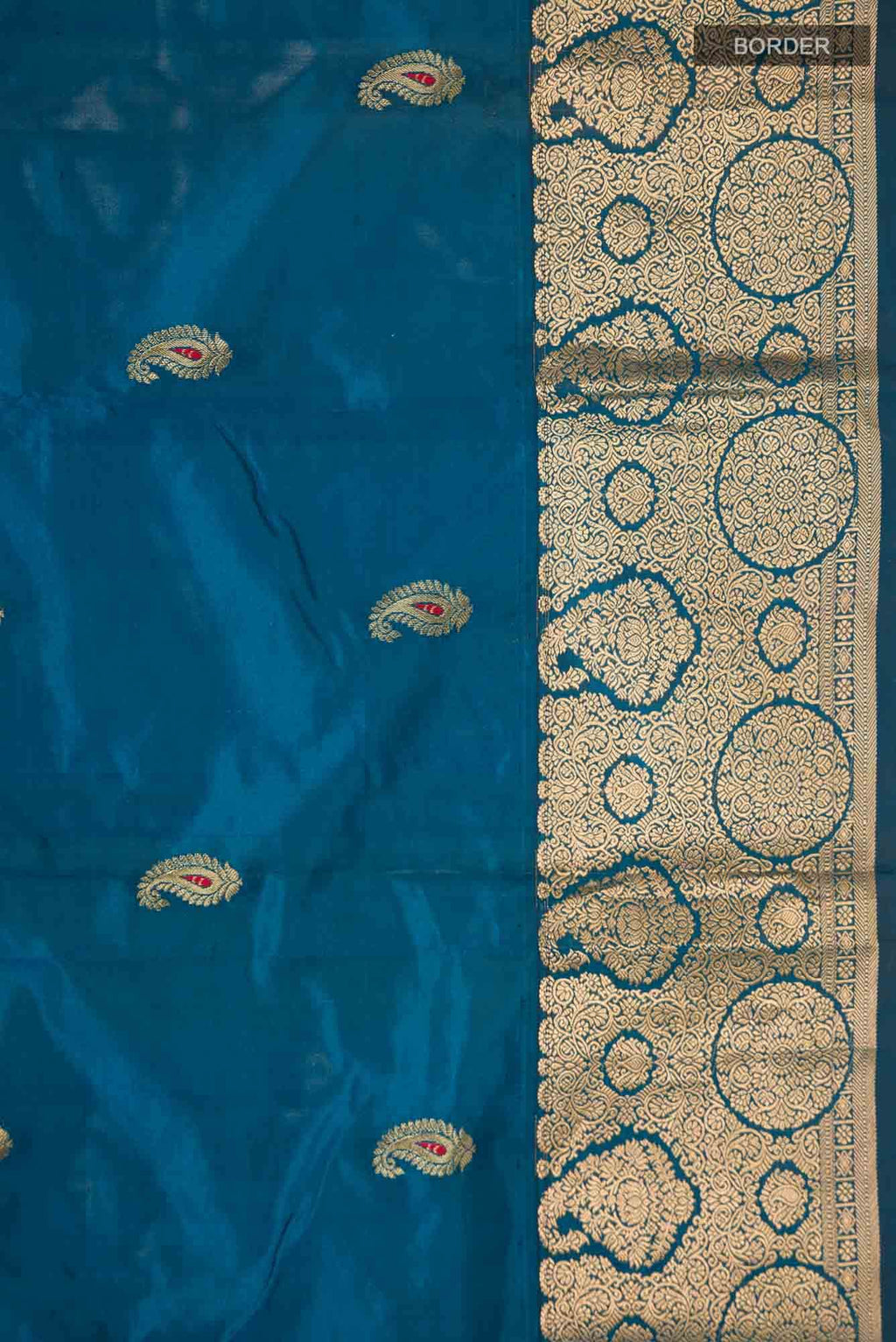 Blue Bangalore Silk Saree