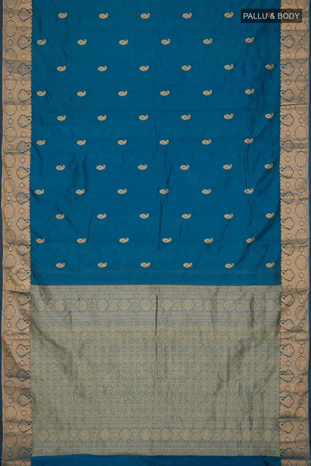 Blue Bangalore Silk Saree