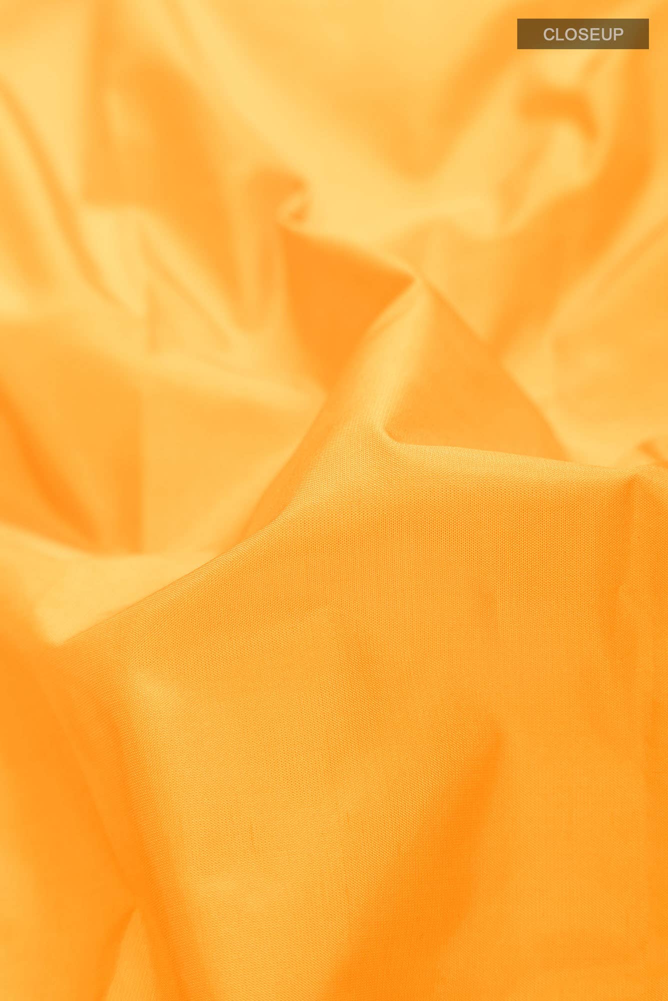 Yellow Blended Bangalore Silk Saree