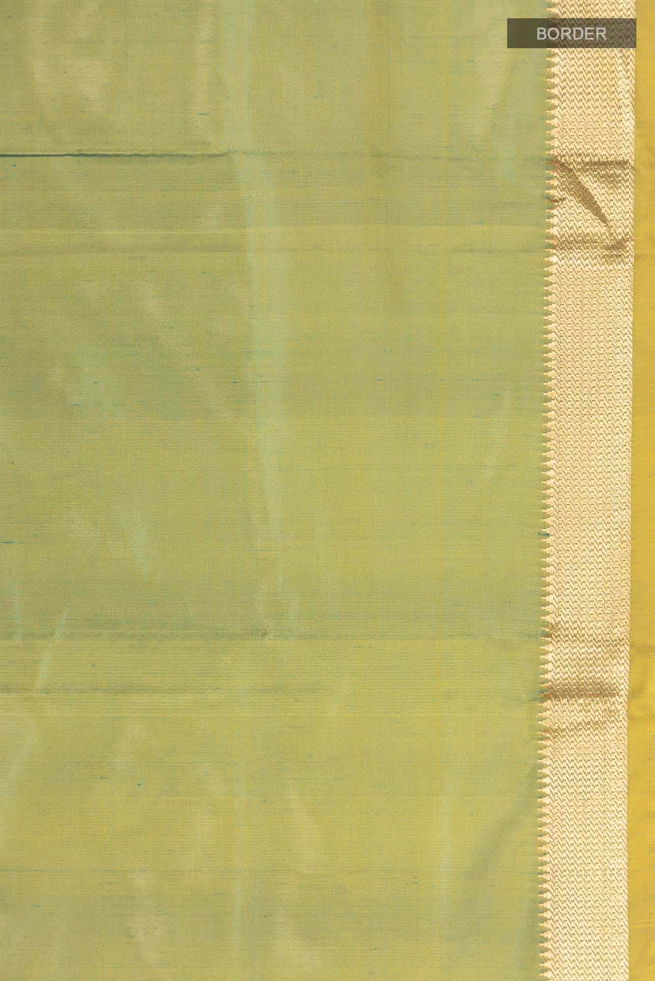 Green Blended Bangalore Silk Saree