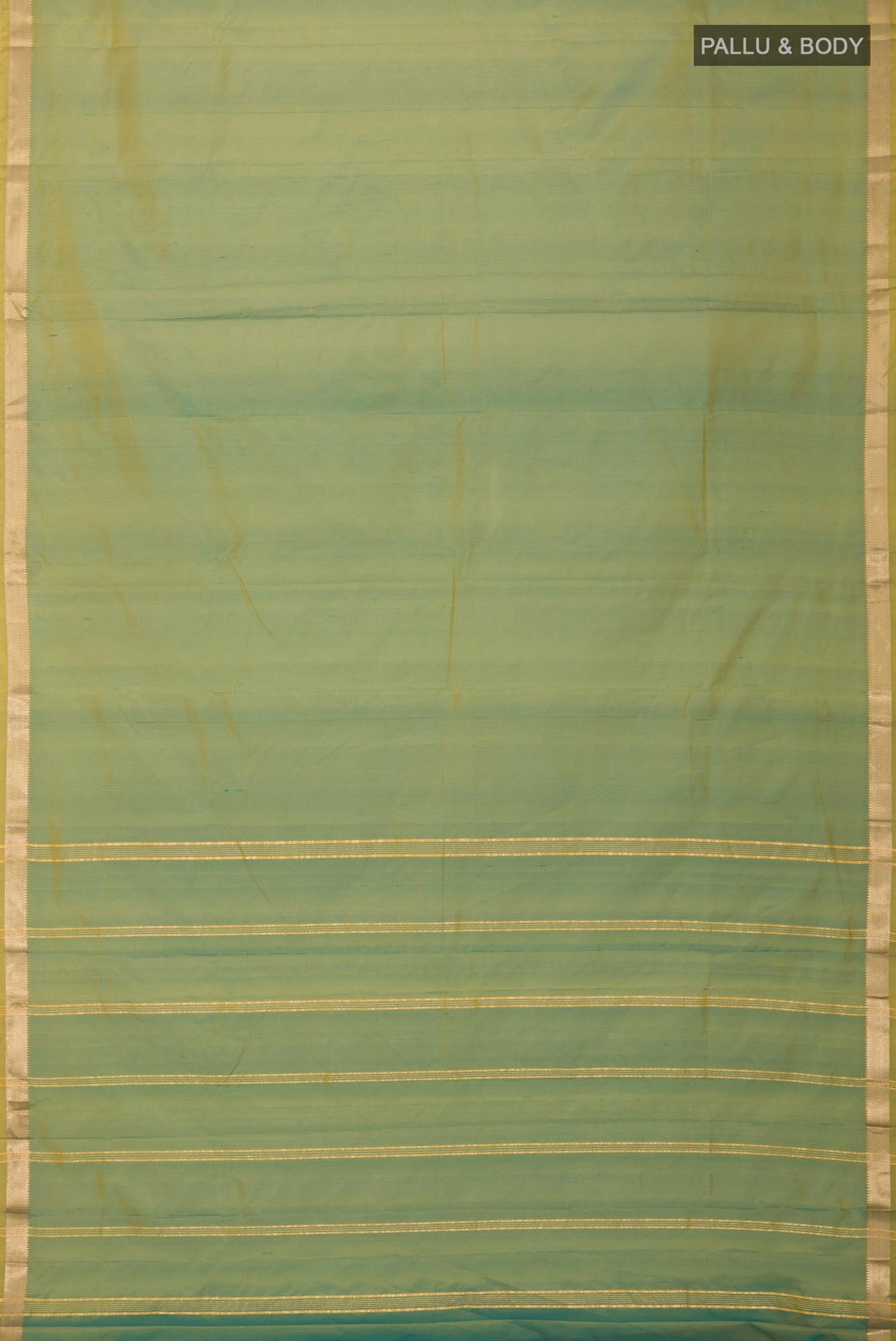 Green Blended Bangalore Silk Saree