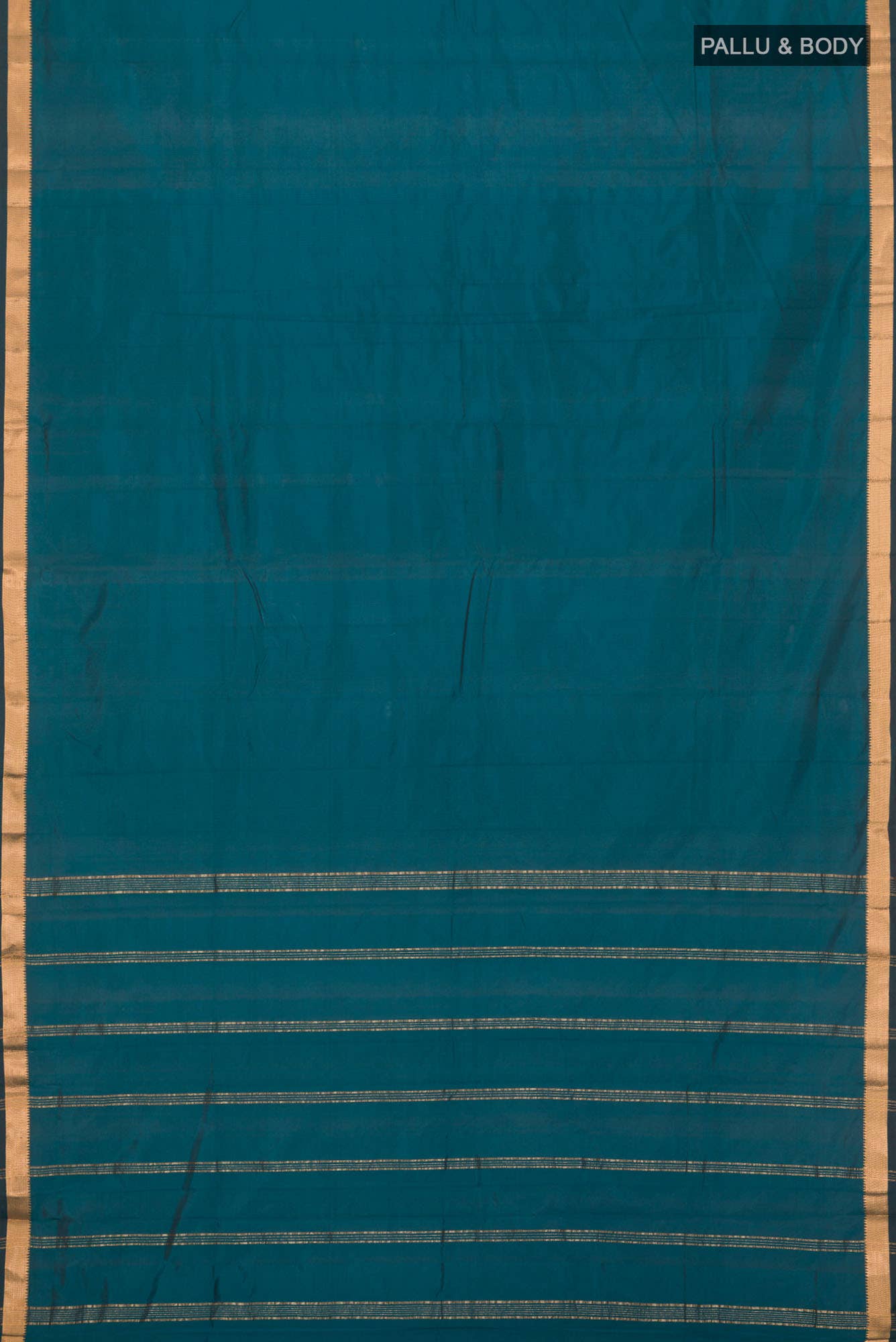 Blue Blended Bangalore Silk Saree