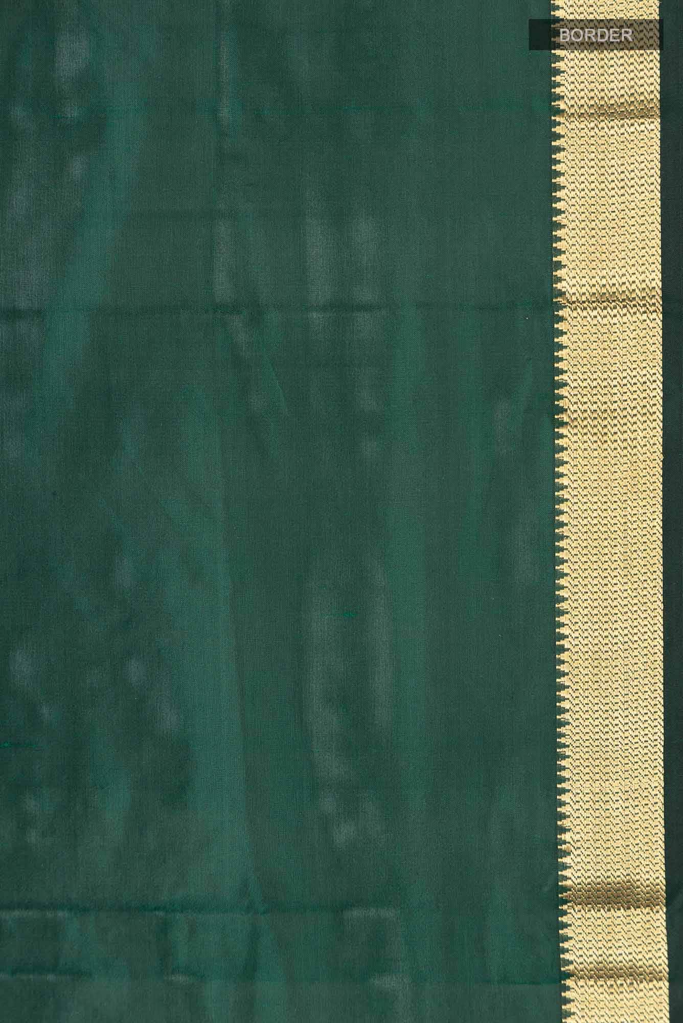 Green Blended Bangalore Silk Saree