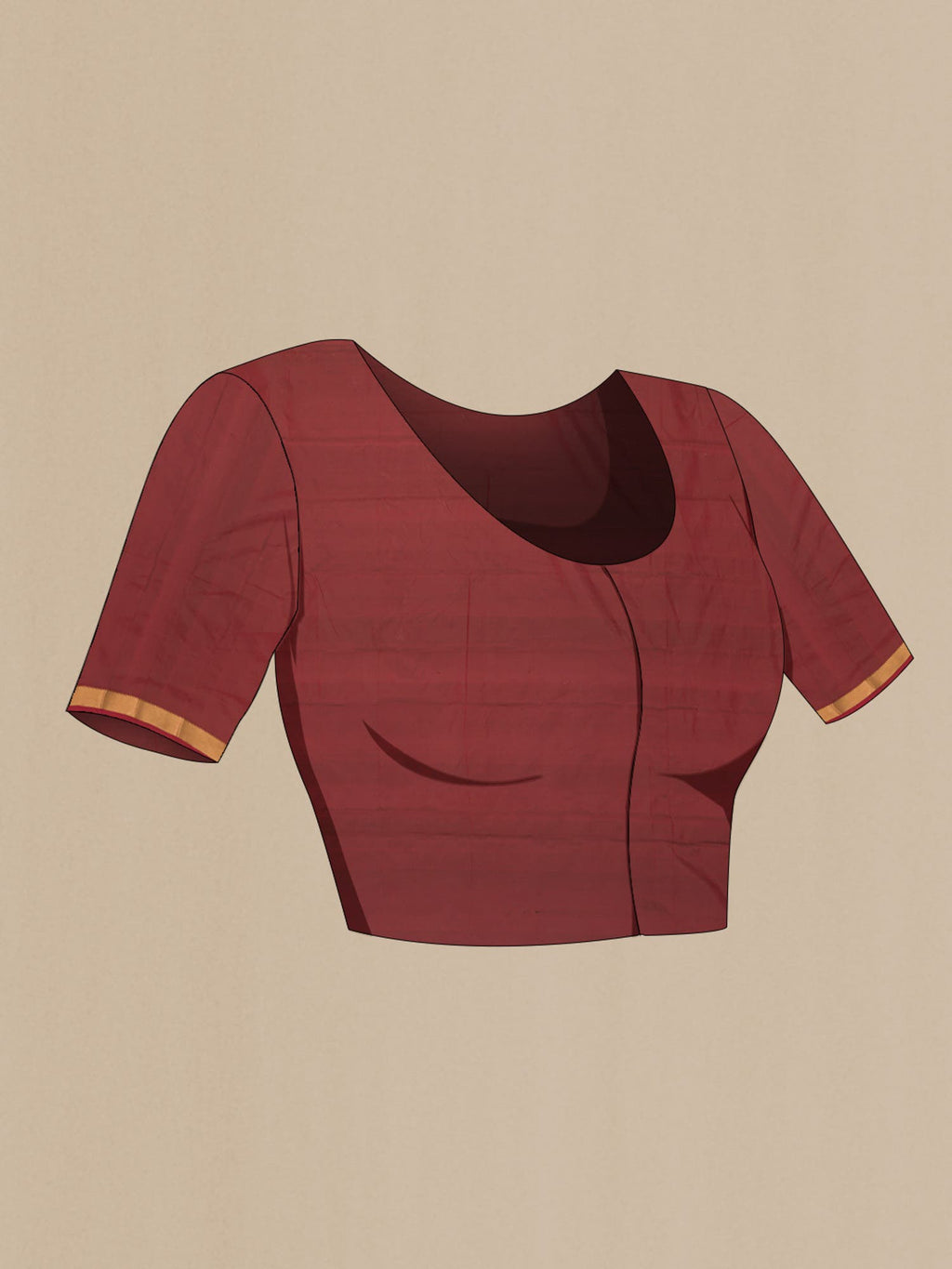 Maroon with Green Dual Tone Blended Bangalore Silk Saree
