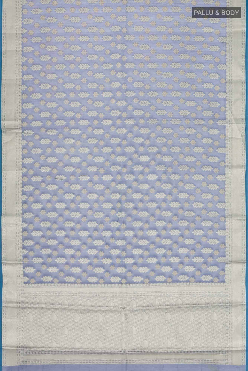 Blue Blended Kota Cotton Saree