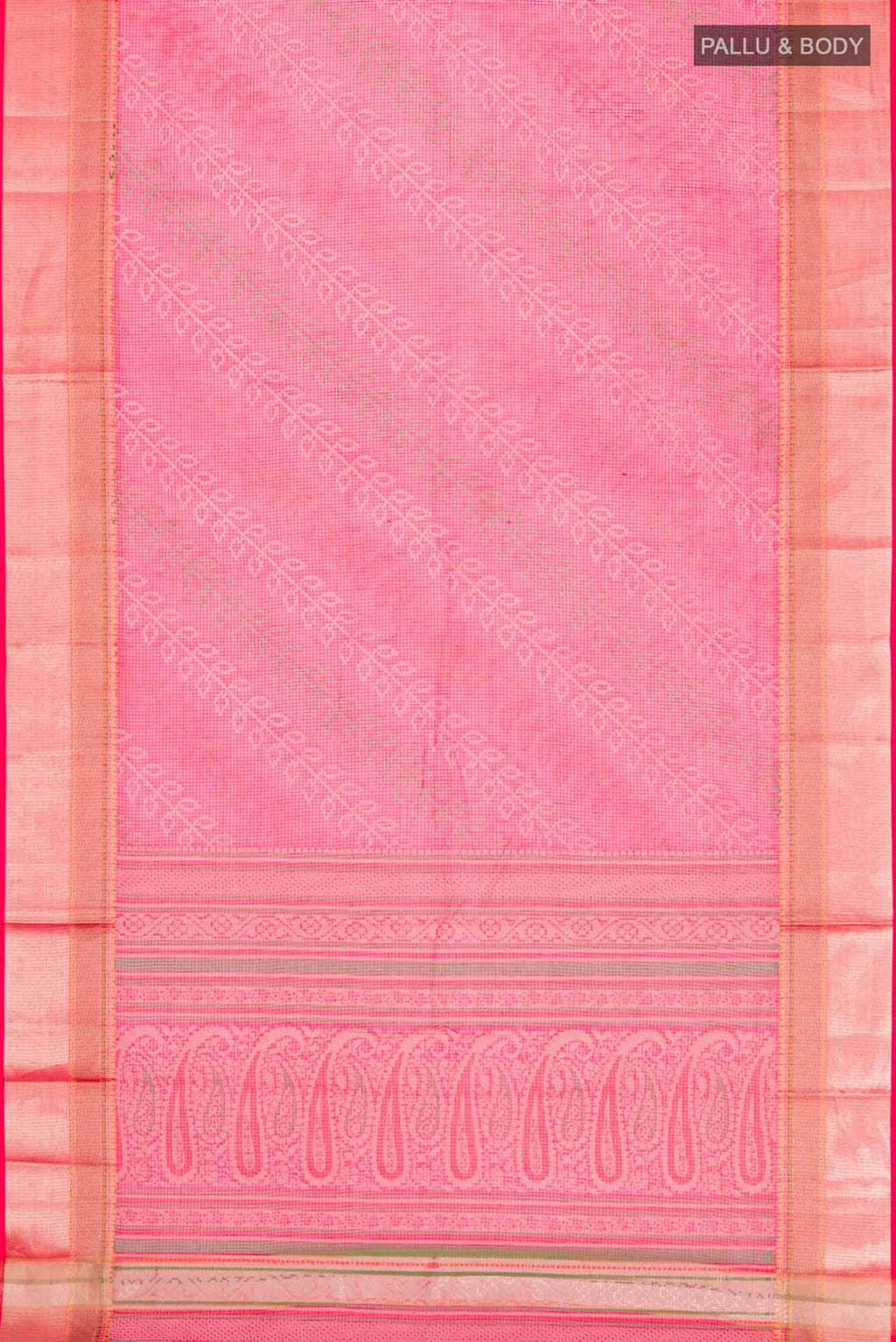Red Blended Kota Cotton Saree