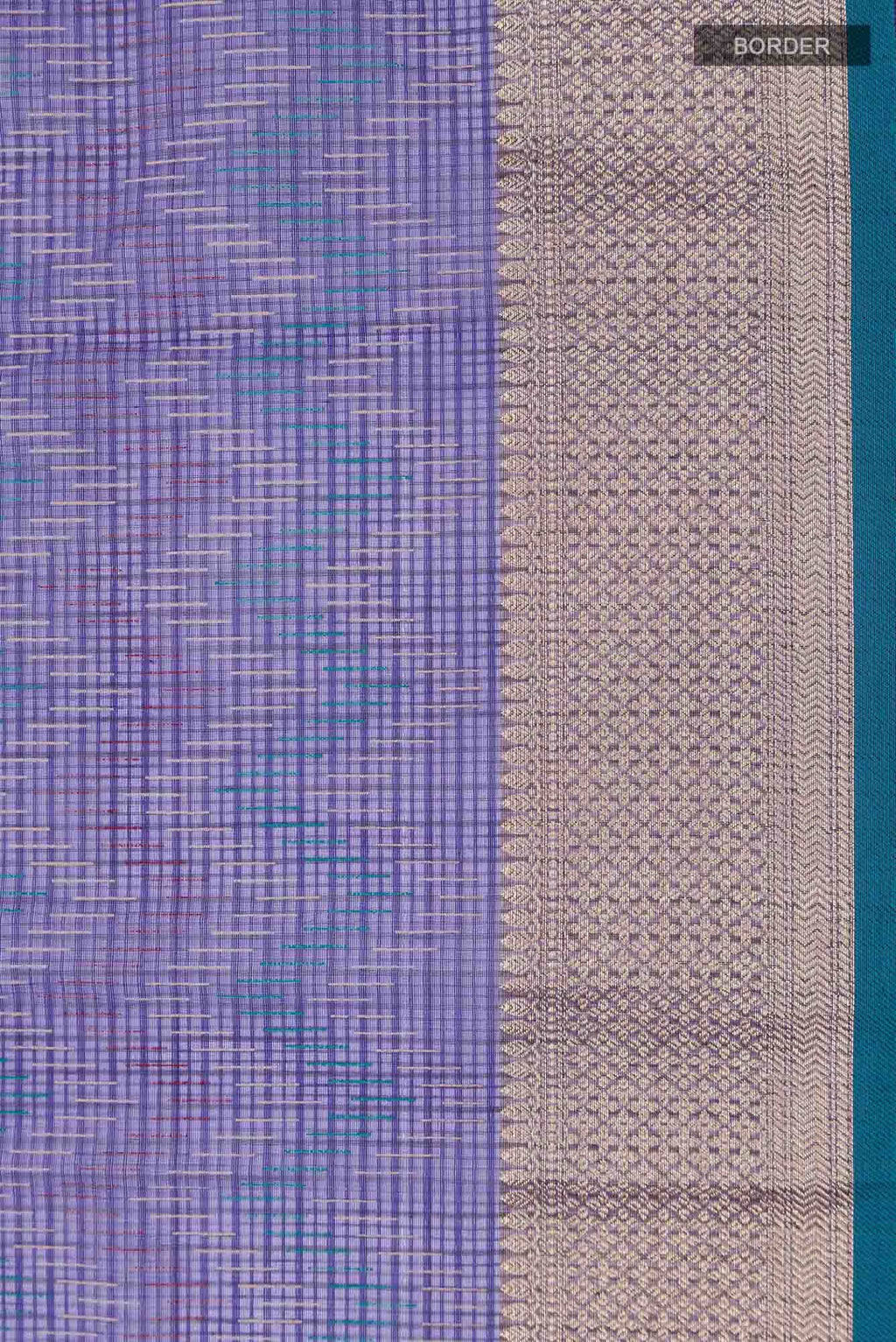 Navy Blue Blended Kota Cotton Saree