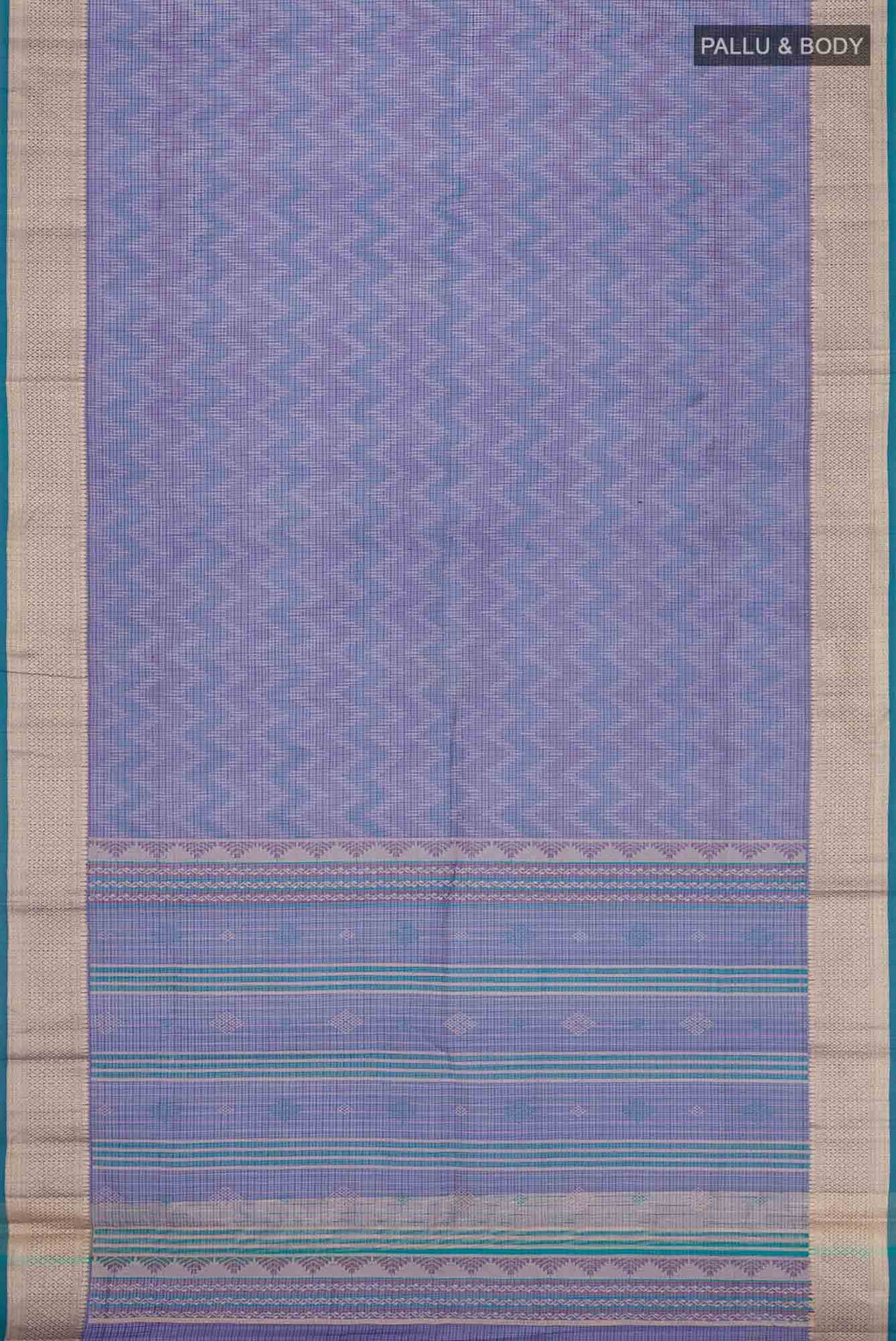 Navy Blue Blended Kota Cotton Saree