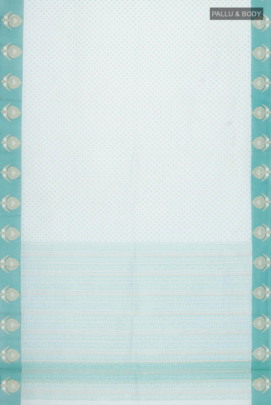 Blue Blended Kota Cotton Saree