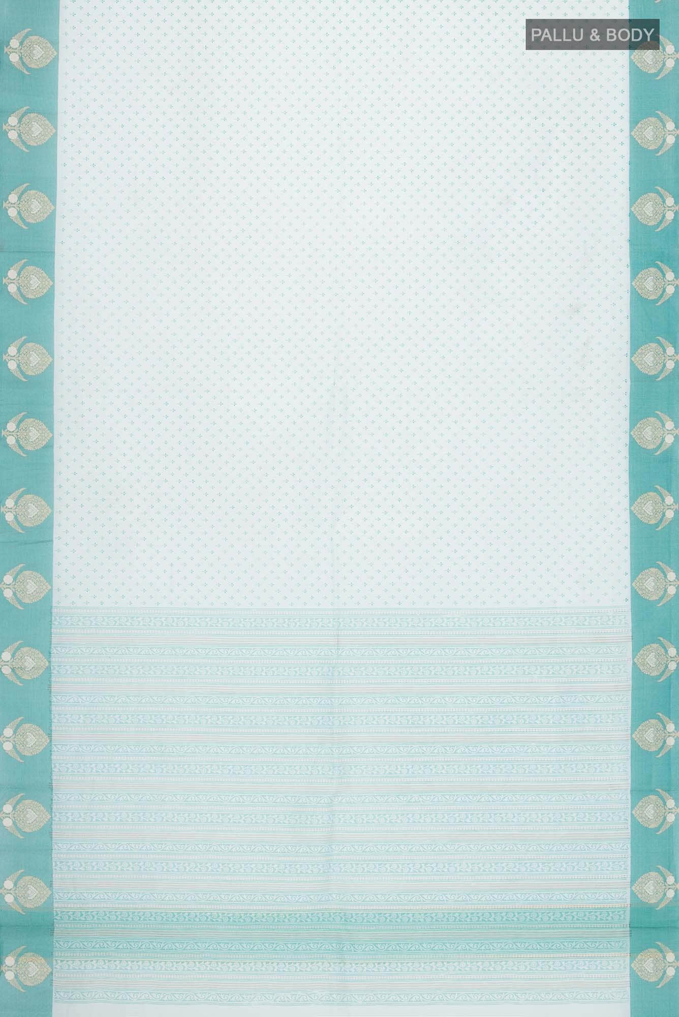 Blue Blended Kota Cotton Saree