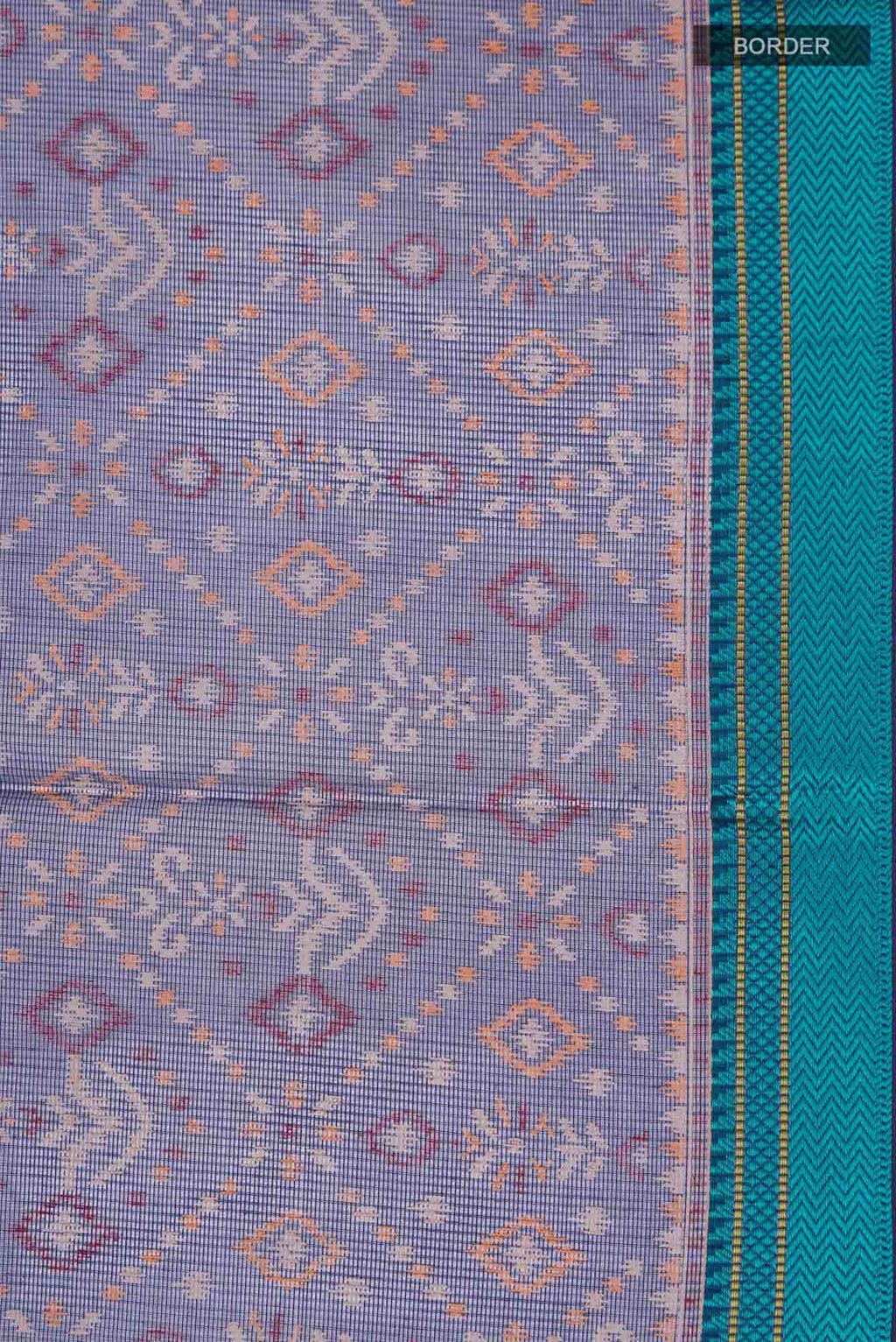 Navy Blue Blended Kota Cotton Saree