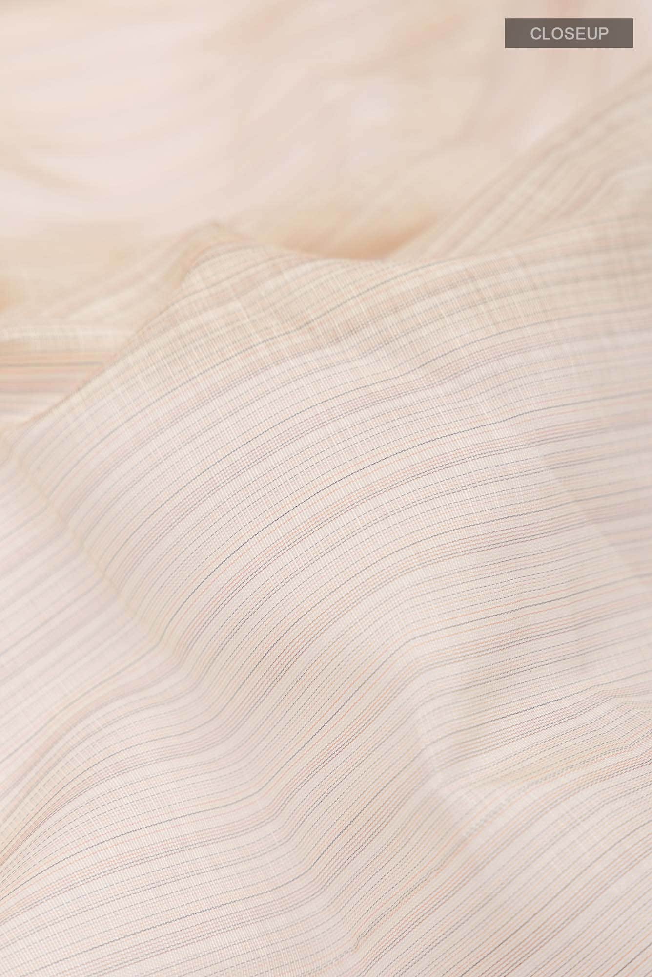 Beige Blended Silk Cotton Saree