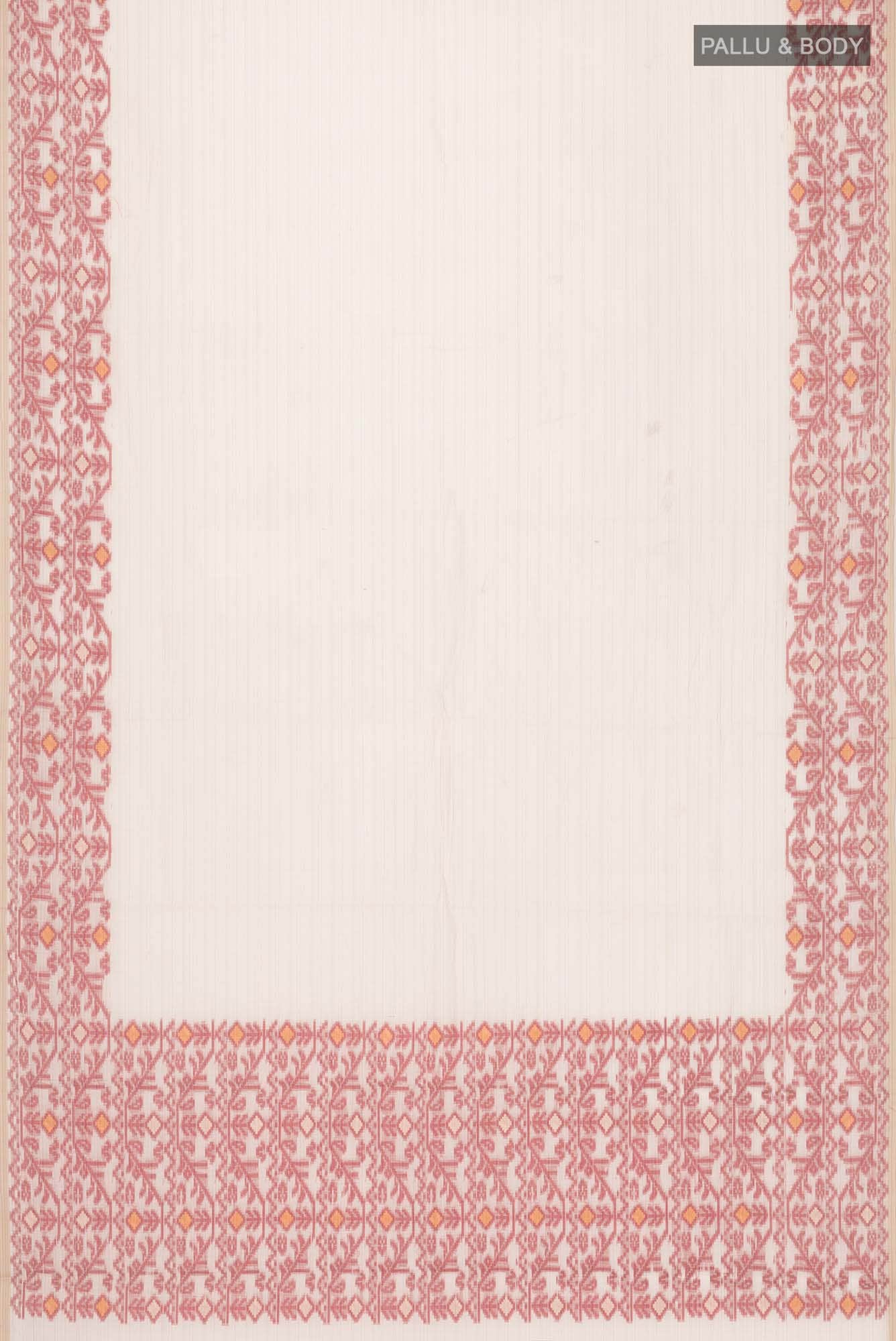 Beige Blended Silk Cotton Saree