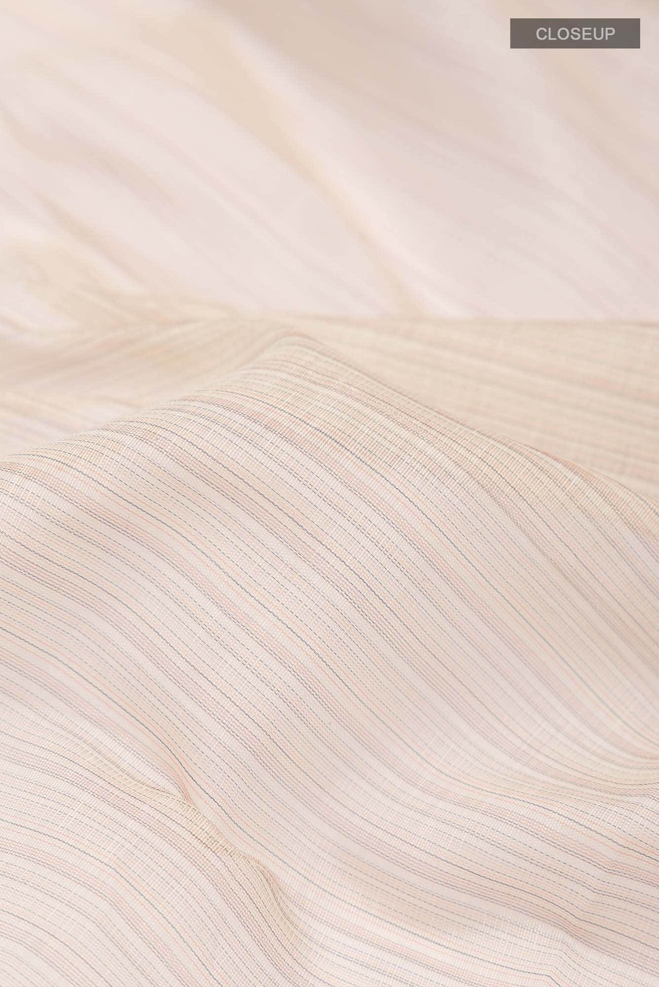 Beige Blended Silk Cotton Saree