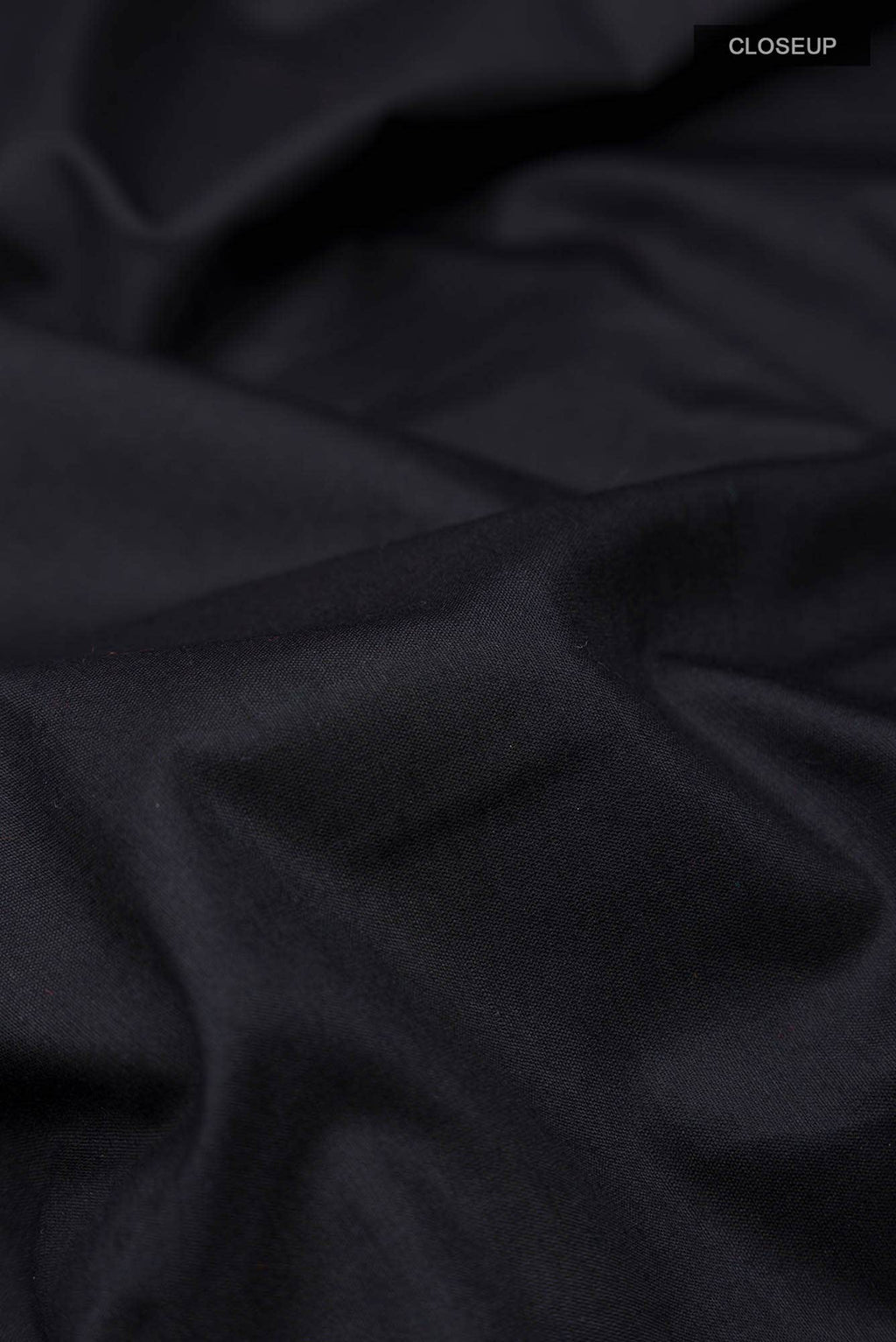 Black Kalyani Cotton Saree with Zari Border