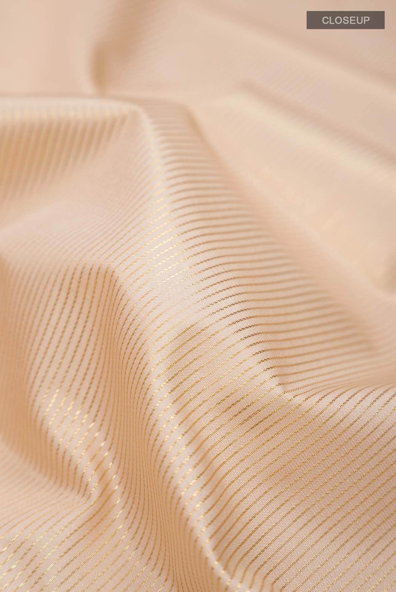 Beige Art Silk Saree with Rich Border