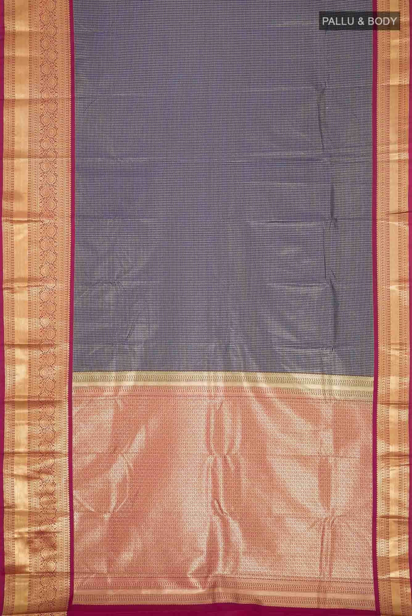 Blue Art Silk Saree with Rich Border