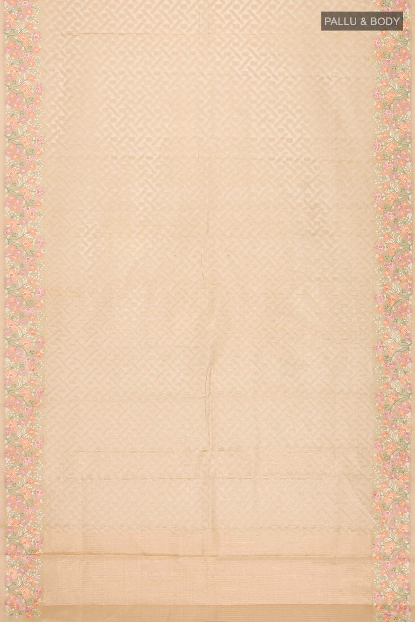 Gold Kota Cotton Saree