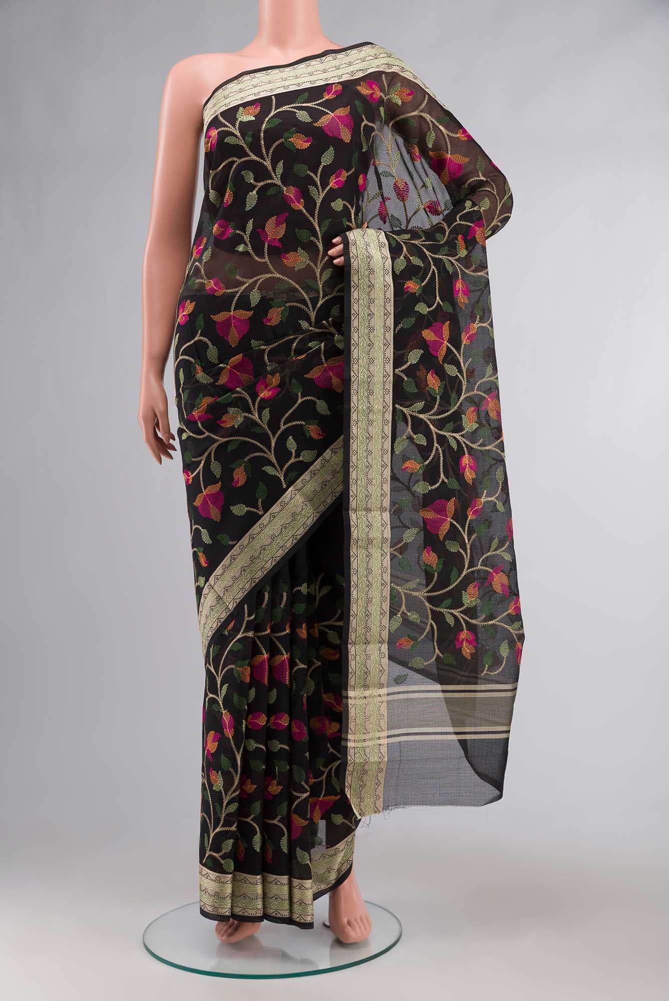 Black Kota Cotton Saree